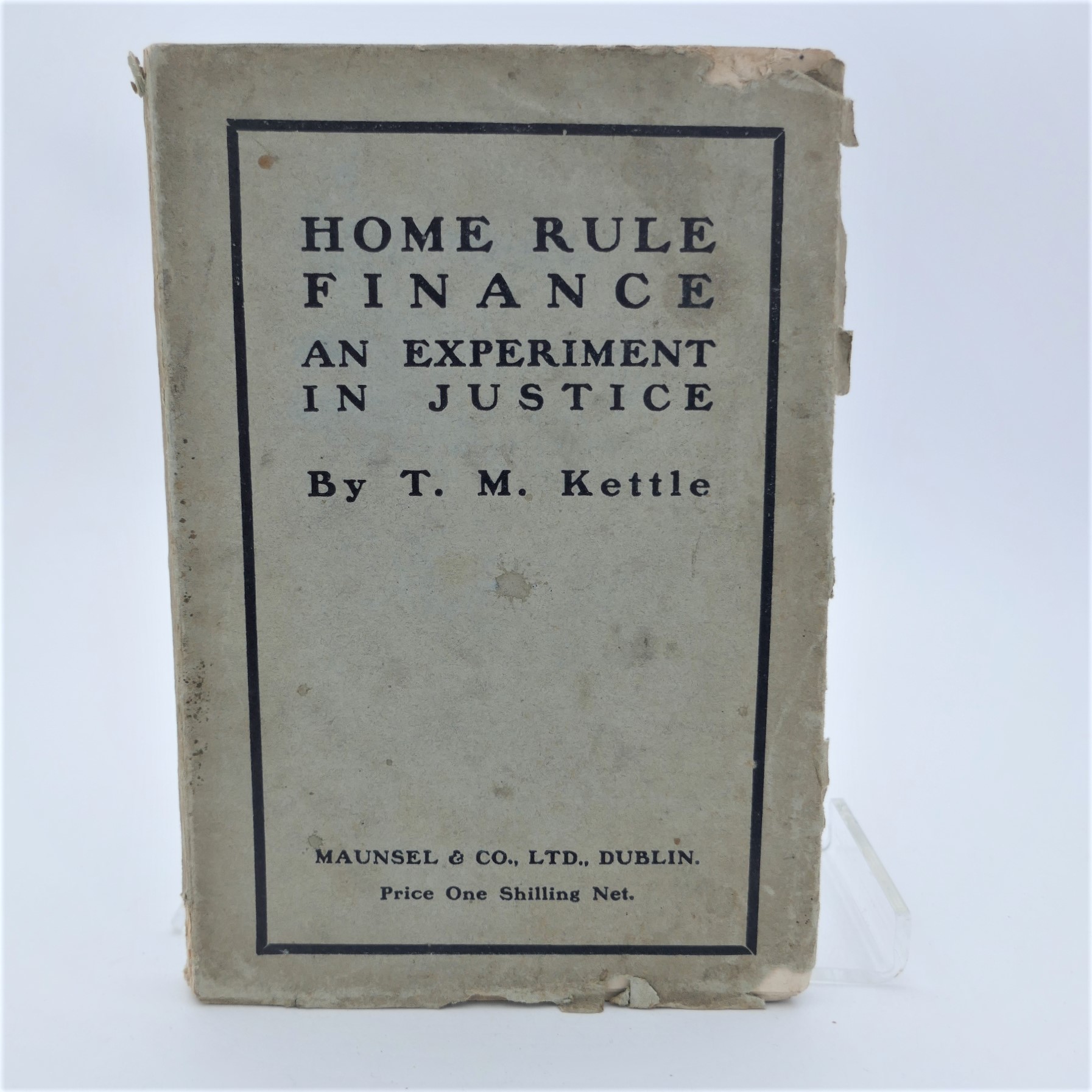 Home Rule Finance. An Experiment in Justice (1911)