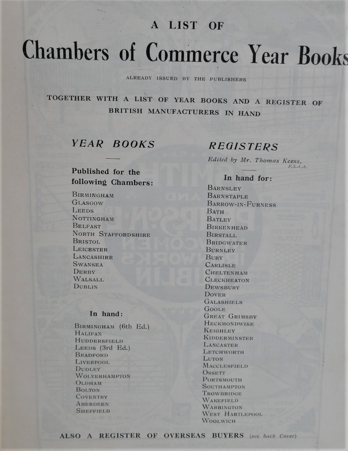 Commercial Year Book of the Dublin Chamber of Commerce (1917) - Image 2