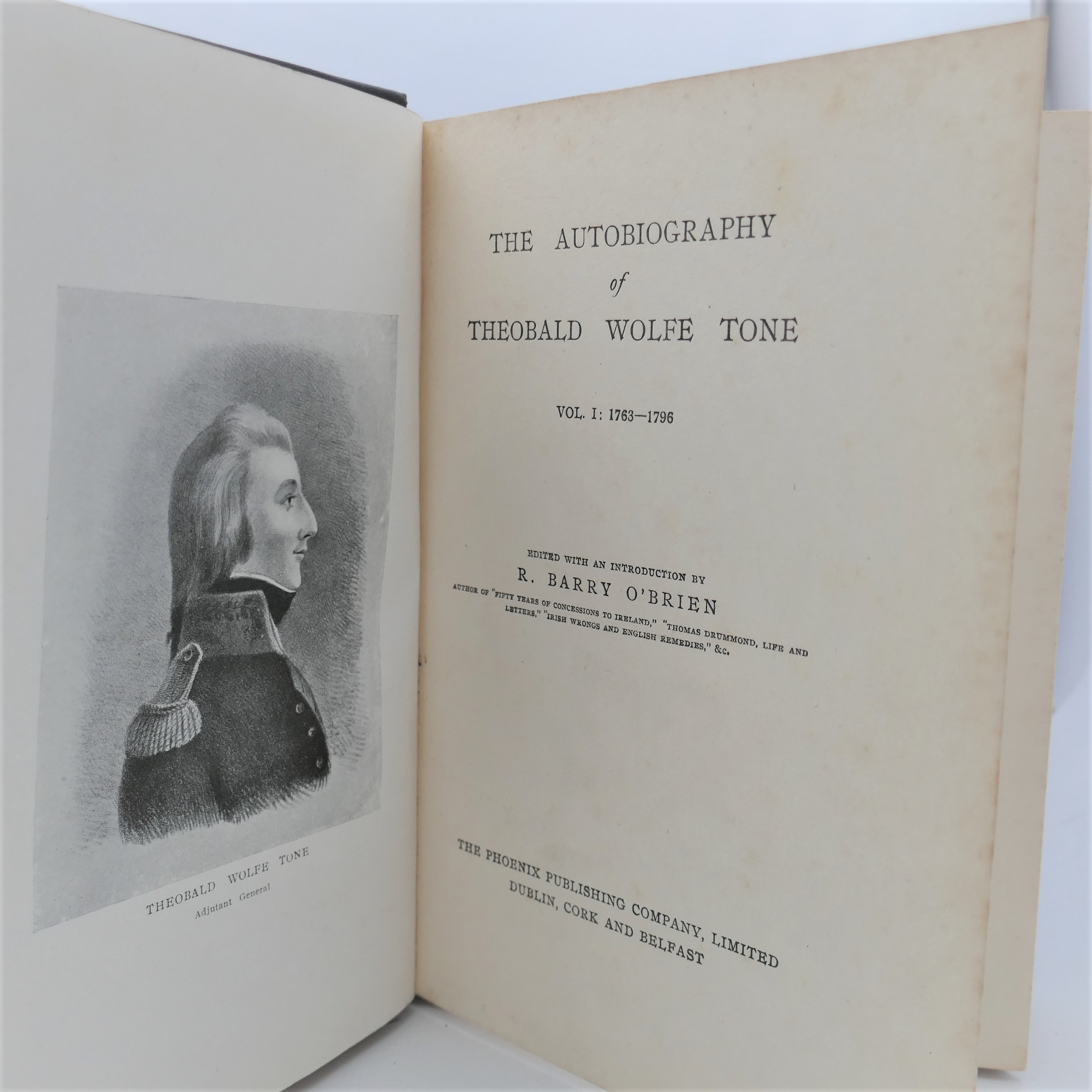 The Autobiography of Theobald Wolfe Tone (1763-1798) - Image 2
