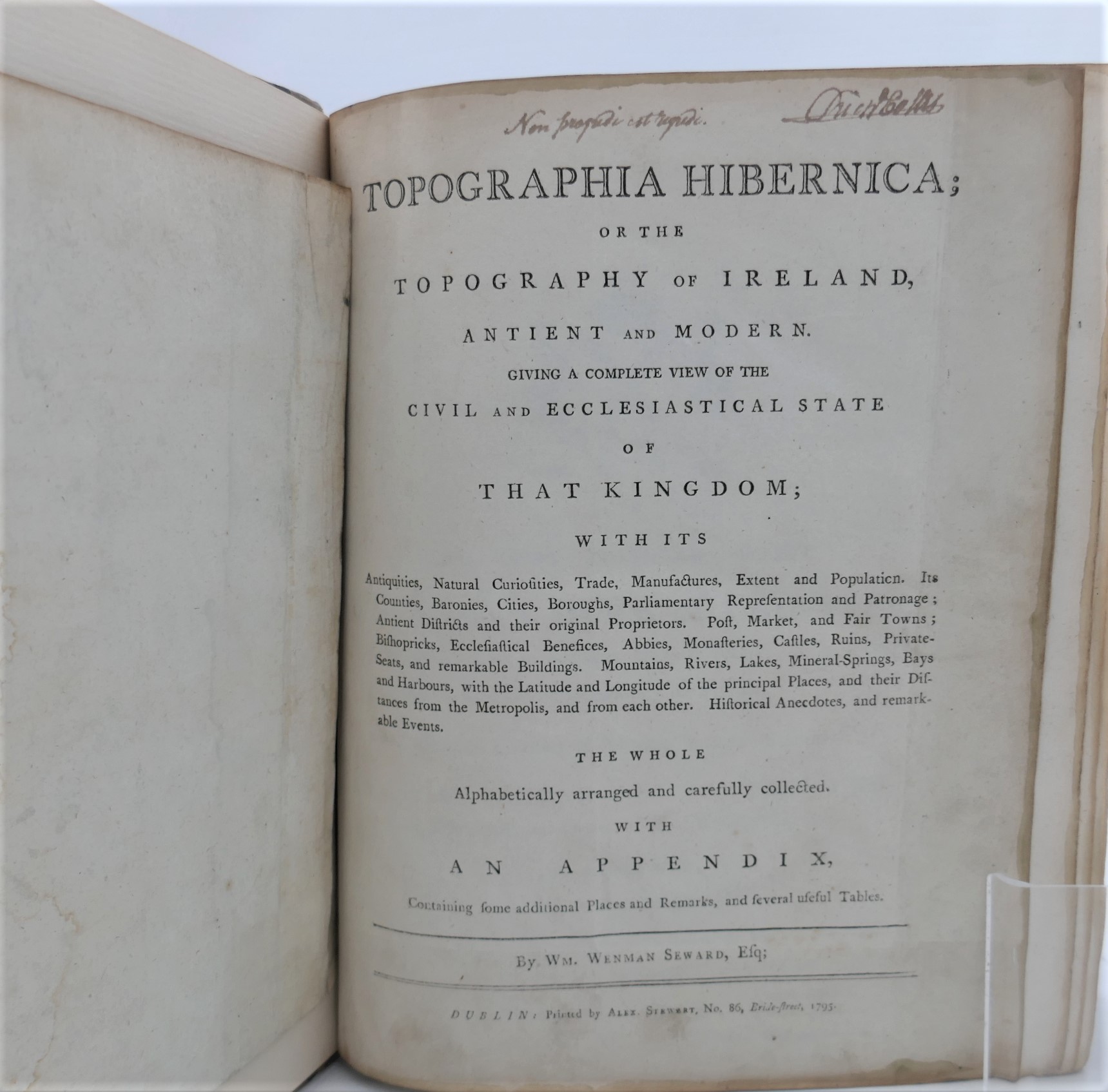Topographia Hibernica. Topography of Ireland, Ancient and Modern (1795) - Image 2