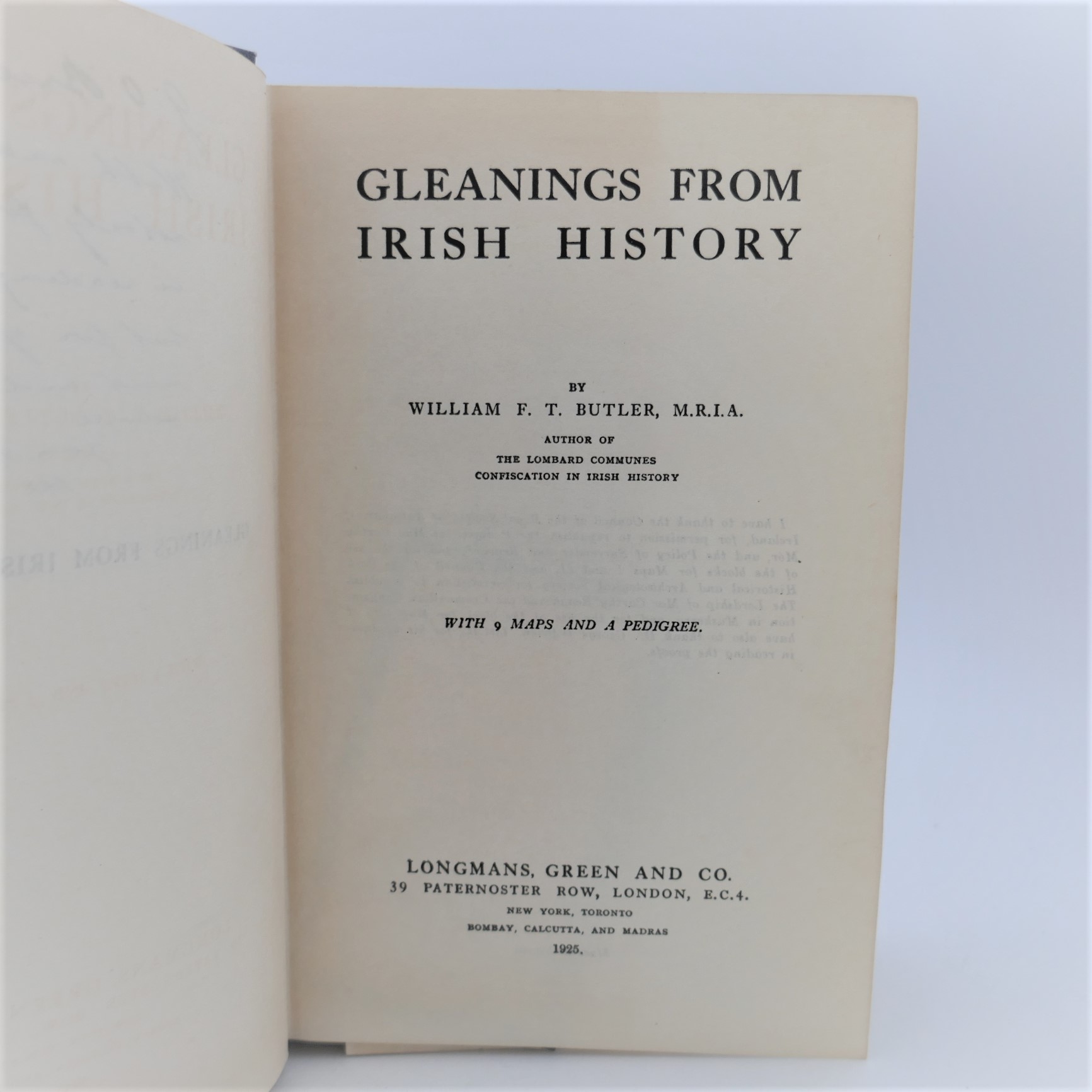 Gleanings from Irish History. Inscribed by the Author (1925) - Image 2