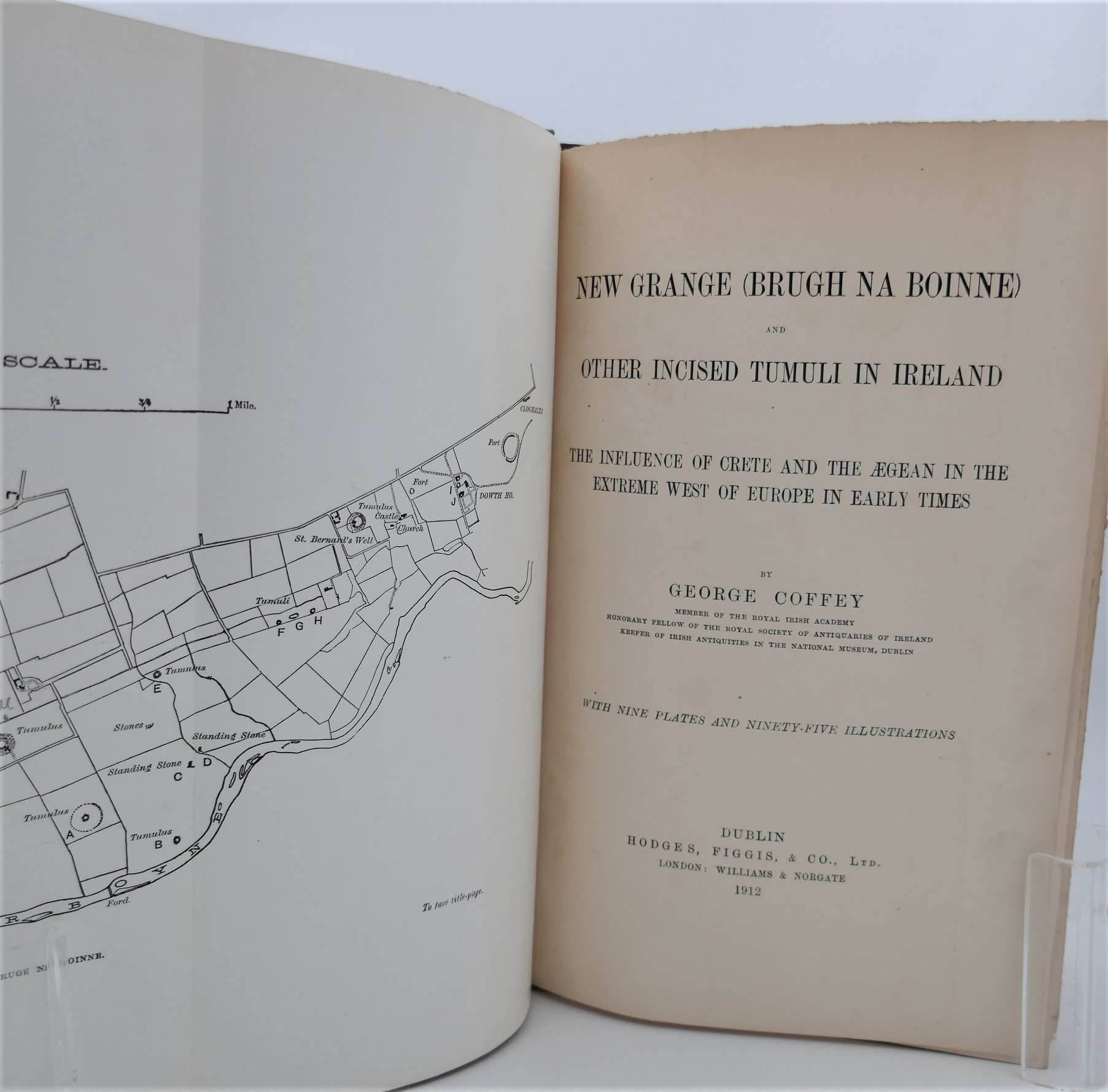 New Grange (Brugh na Boinne). Incised Tumuli in Ireland (1912) - Image 2