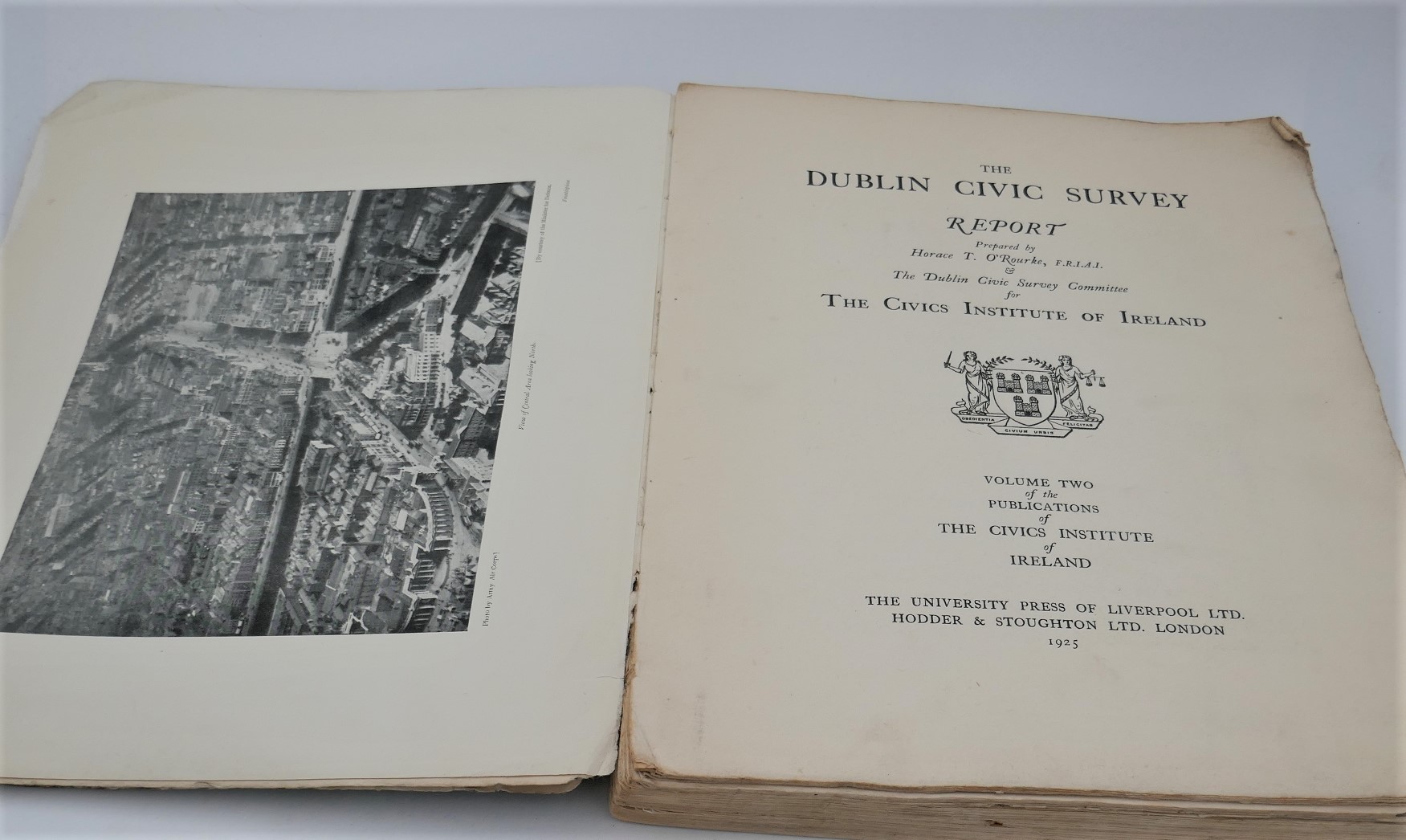 The Dublin Civic Survey Report. Volume Two: Civic Institute of Ireland (1925) - Image 2