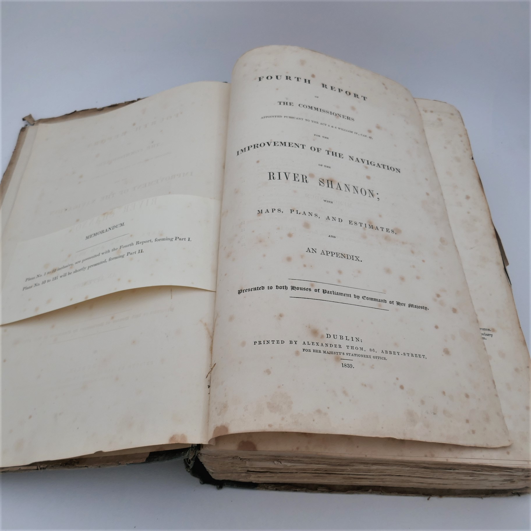 Fourth Report on Navigation of the River Shannon (1839) - Image 2