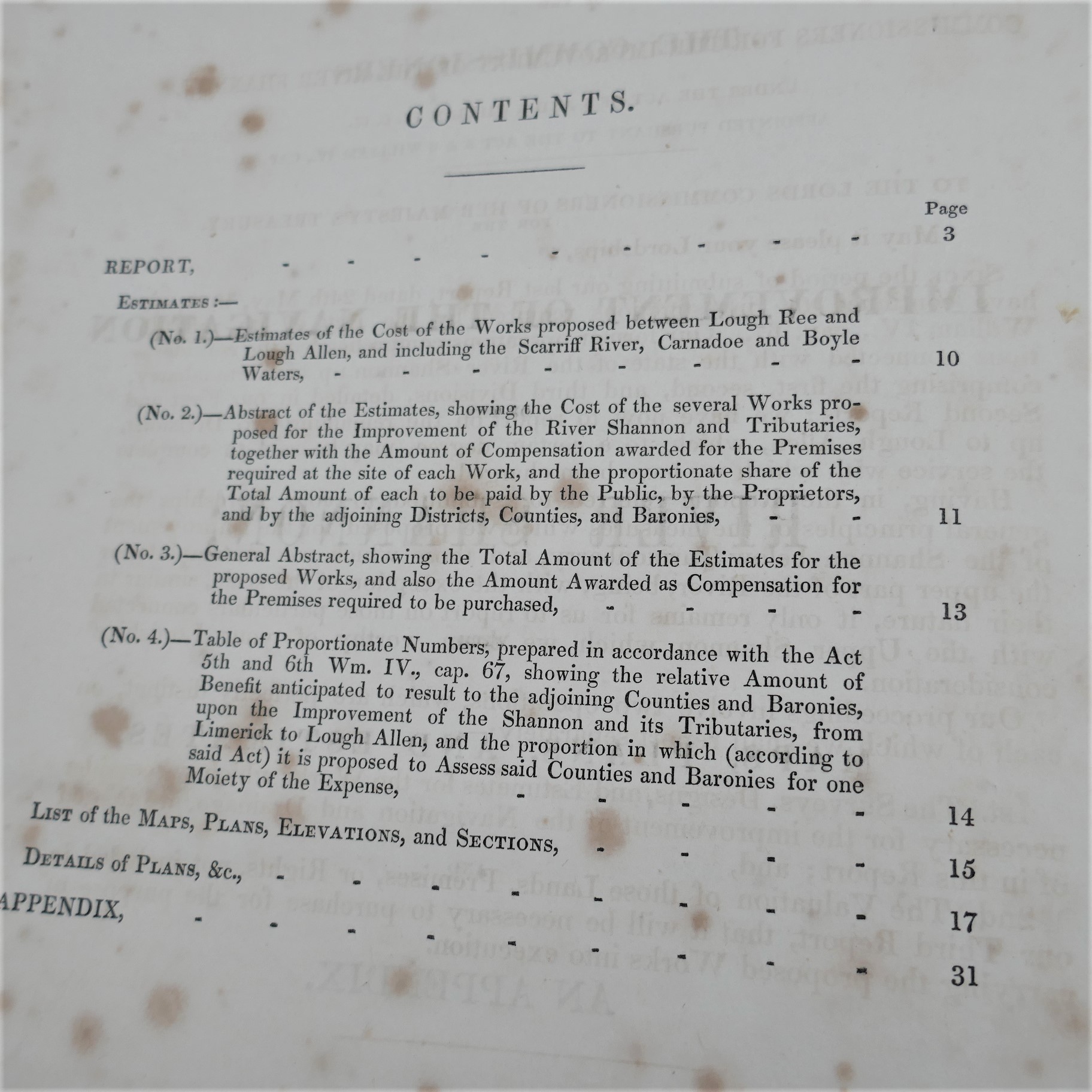 Fourth Report on Navigation of the River Shannon (1839) - Image 3