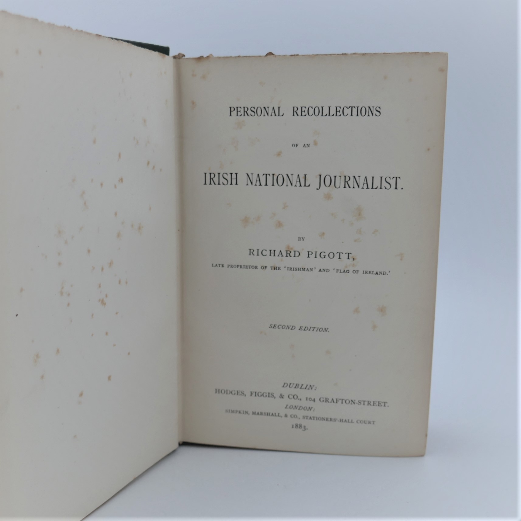 Personal Recollections of an Irish National Journalist (1883) - Image 2