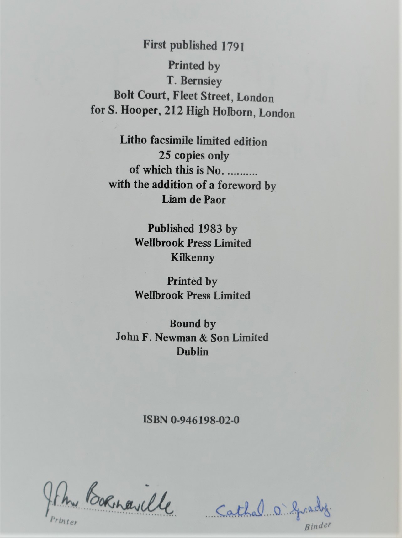 The Antiquities of Ireland. Limited Edition Facsimile Edition (1983) - Image 4