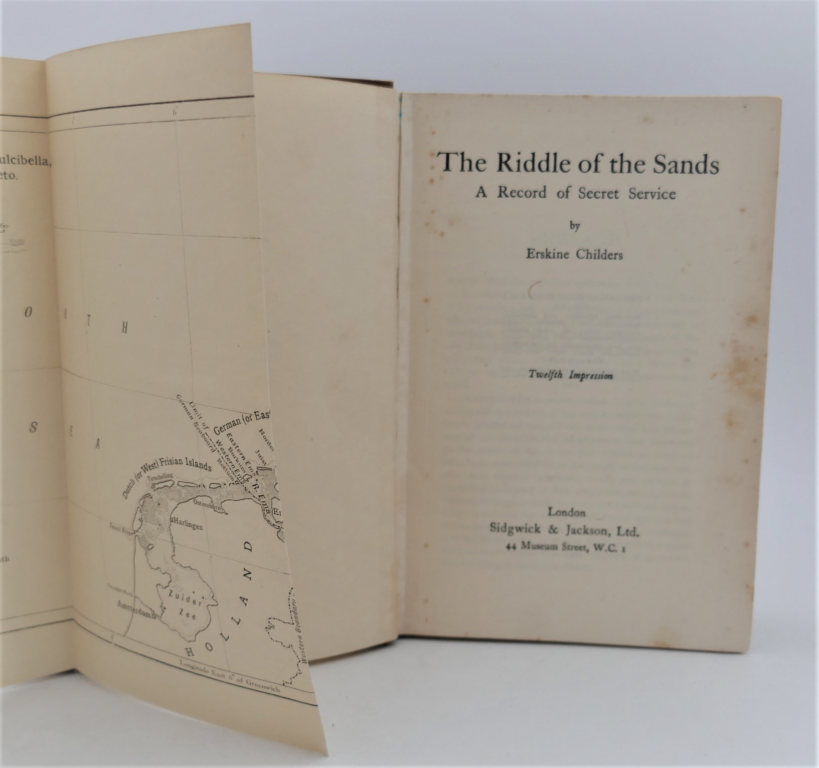 The Riddle of the Sands. Twelfth Impression (1927) - Image 2