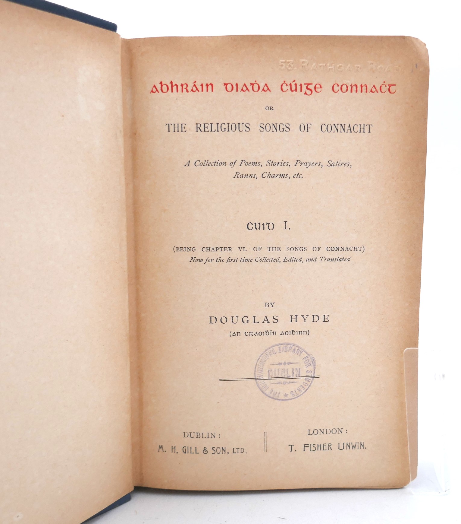 The Religious Songs of Connacht or Abhrán Diadha Chúige Connacht (1906) - Image 2