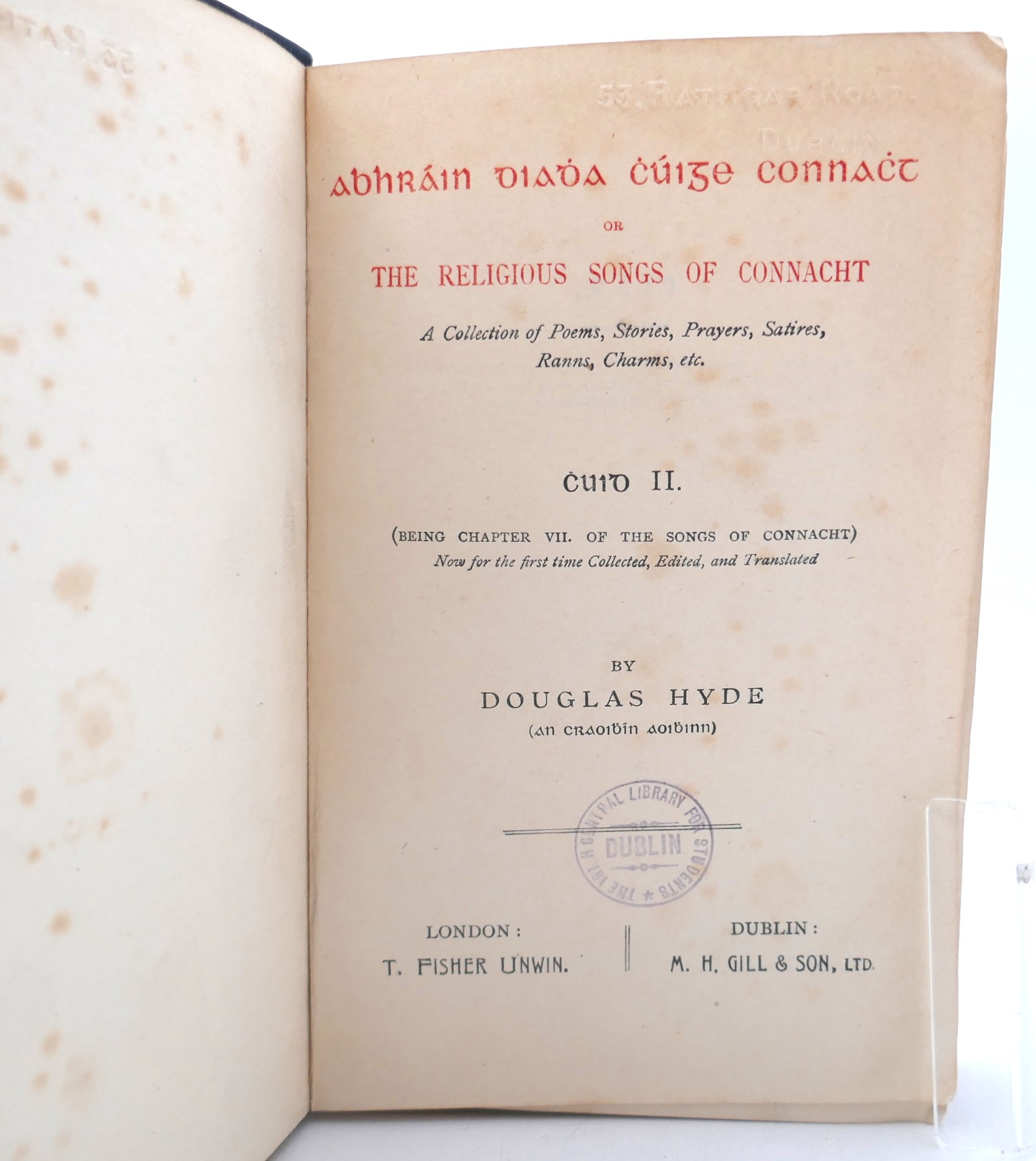 The Religious Songs of Connacht or Abhrán Diadha Chúige Connacht (1906) - Image 3