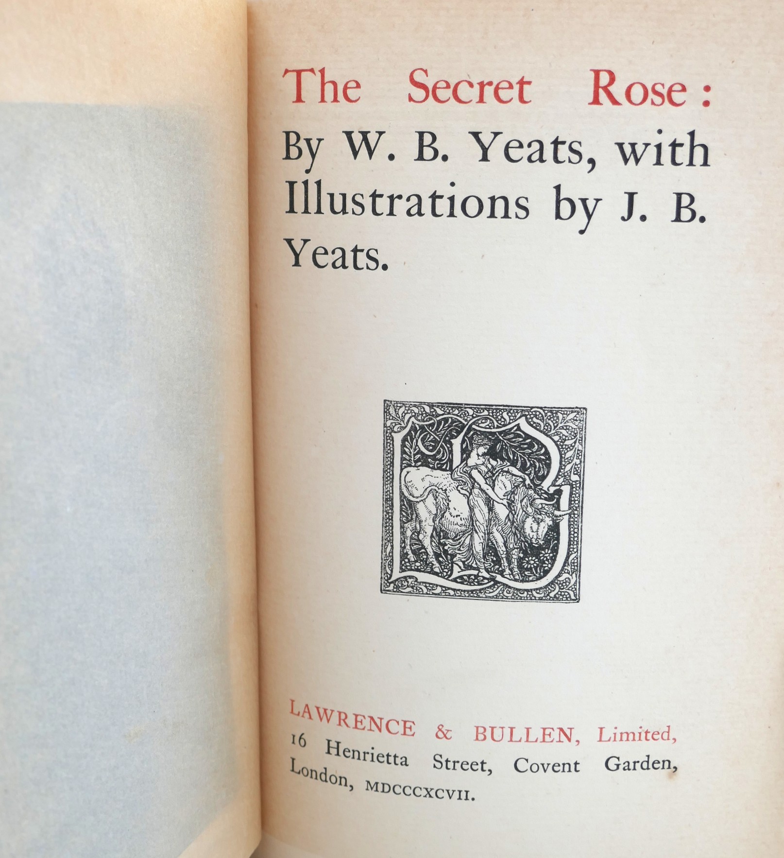 The Secret Rose. Binding Design by Althea Gyles (1897) - Image 4