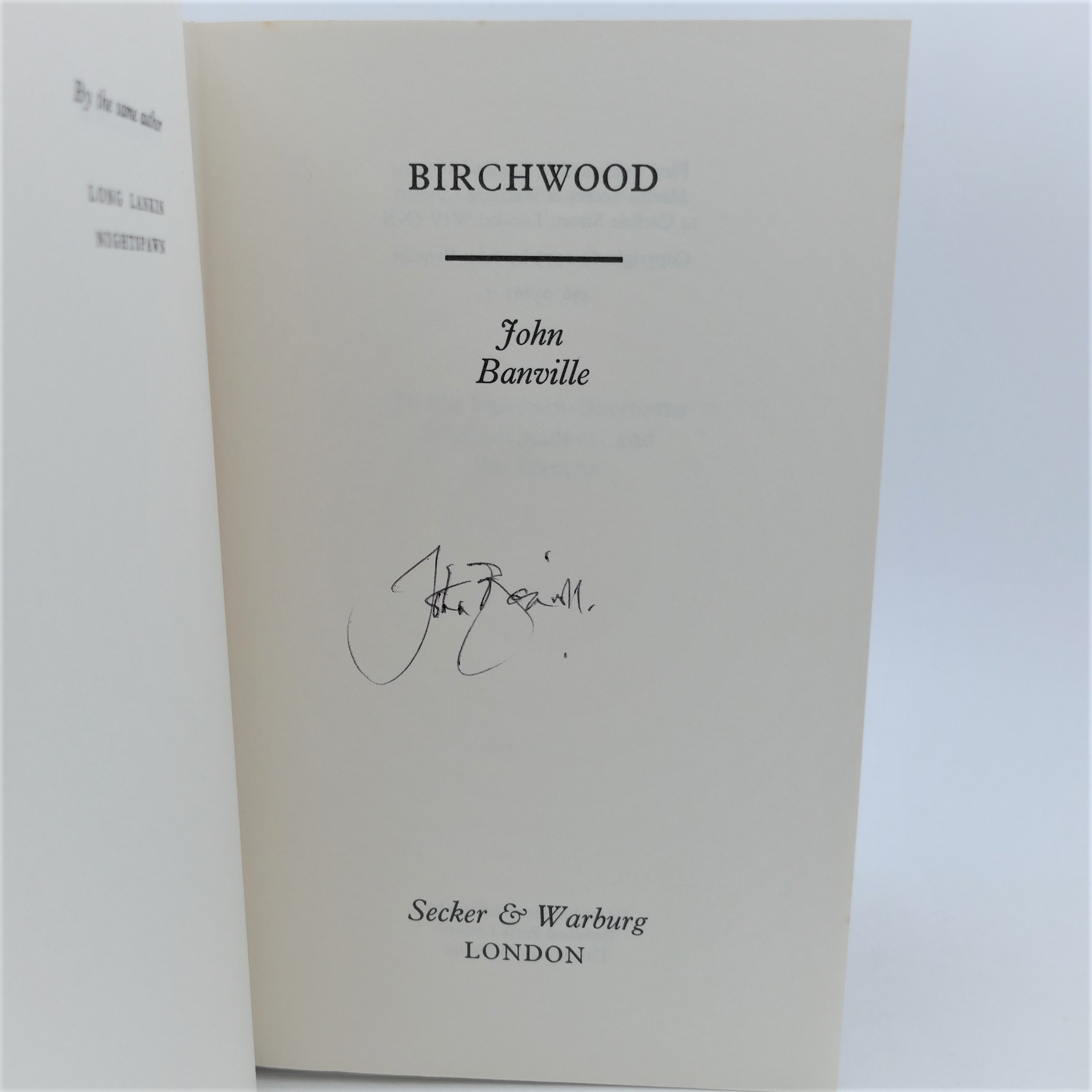 Birchwood. First Edition. Signed Copy (1973) - Image 3