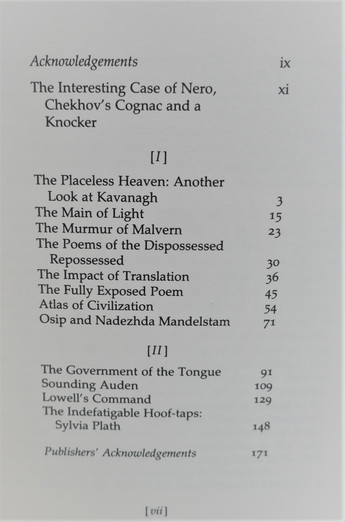 The Government of the Tongue. Selected Prose (1978-1987) - Image 4