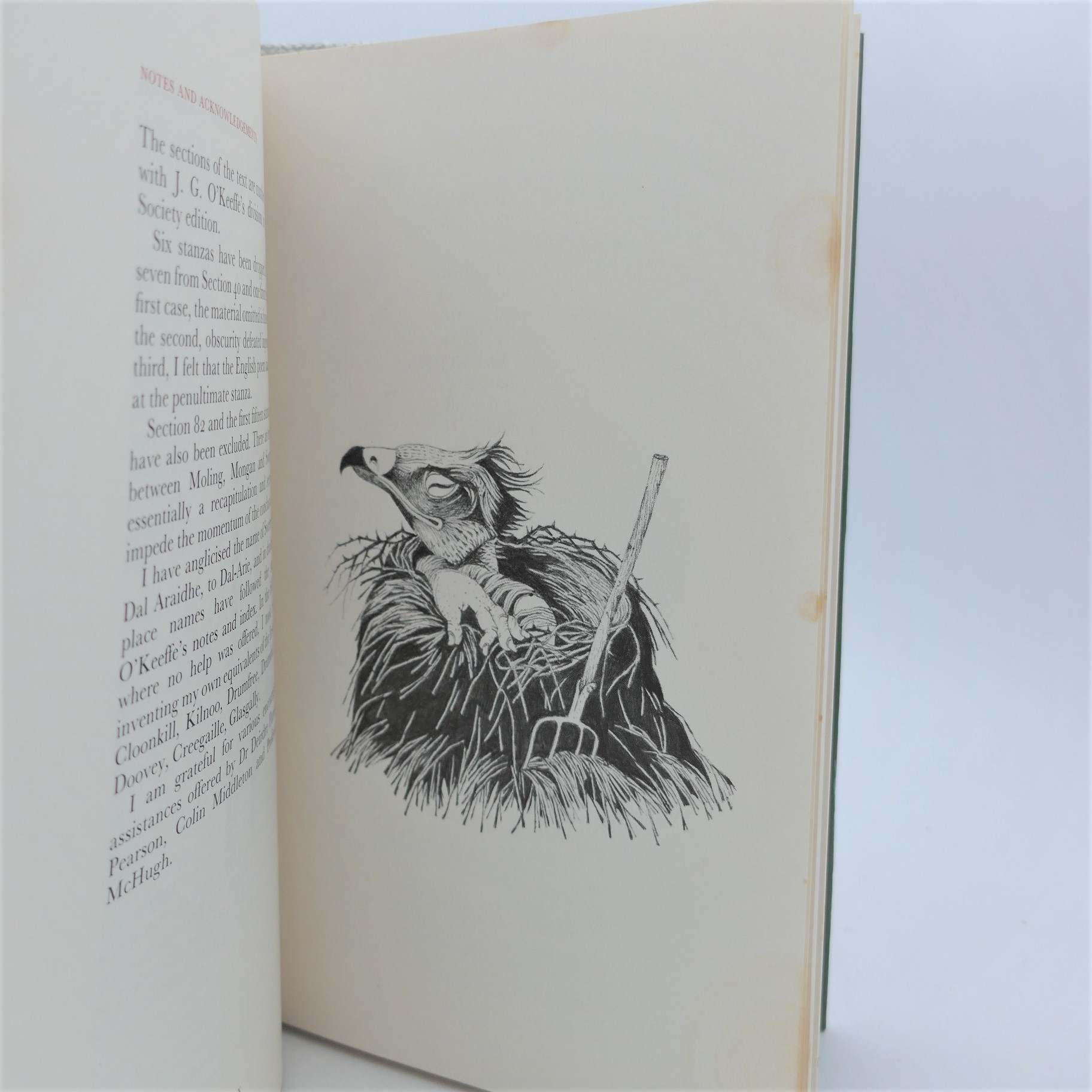 Sweeney Astray. Inscribed Copy (1983) - Image 3