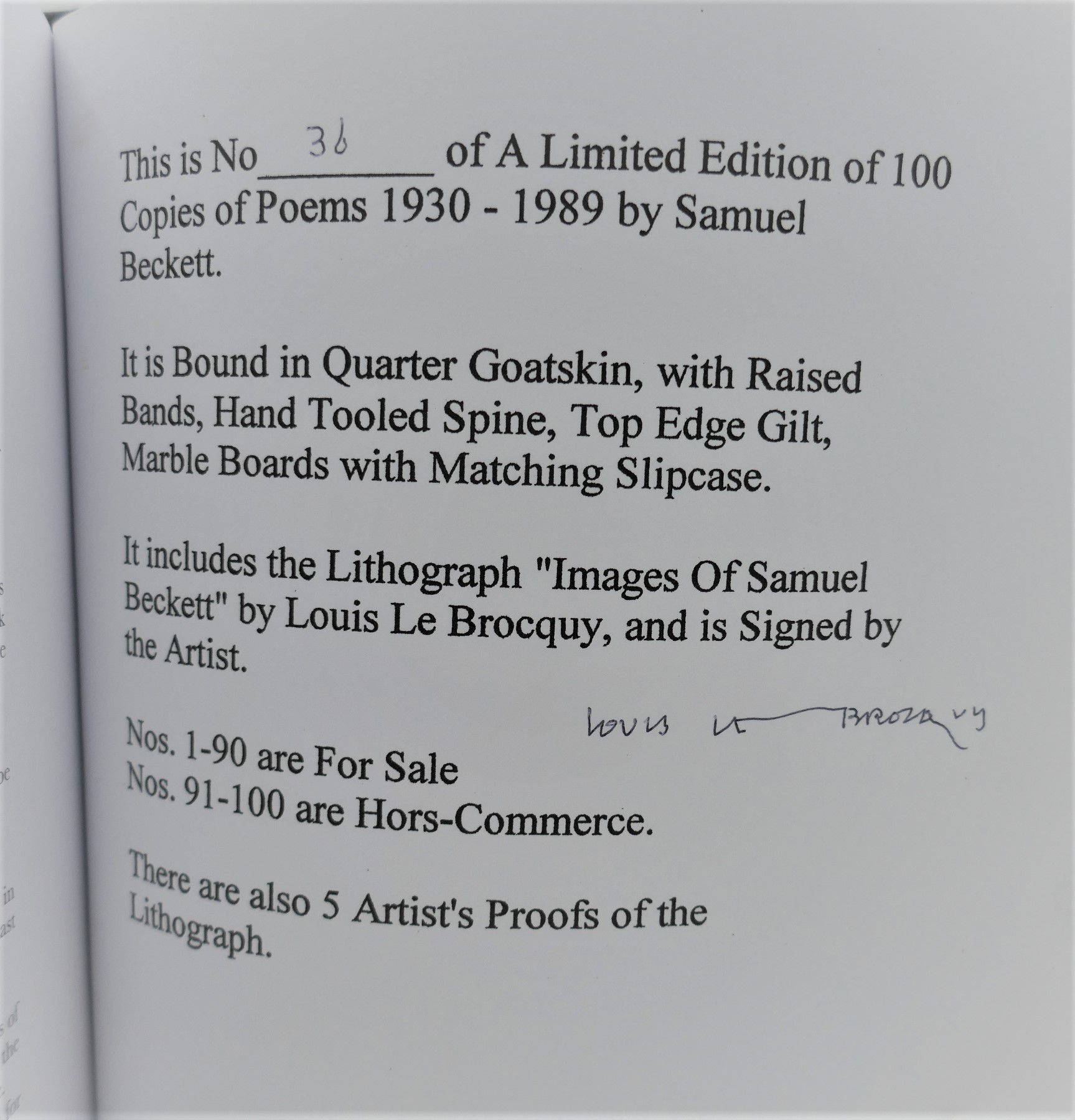 Poems 1930-1989 - Special Limited Edition (2020) - Image 4