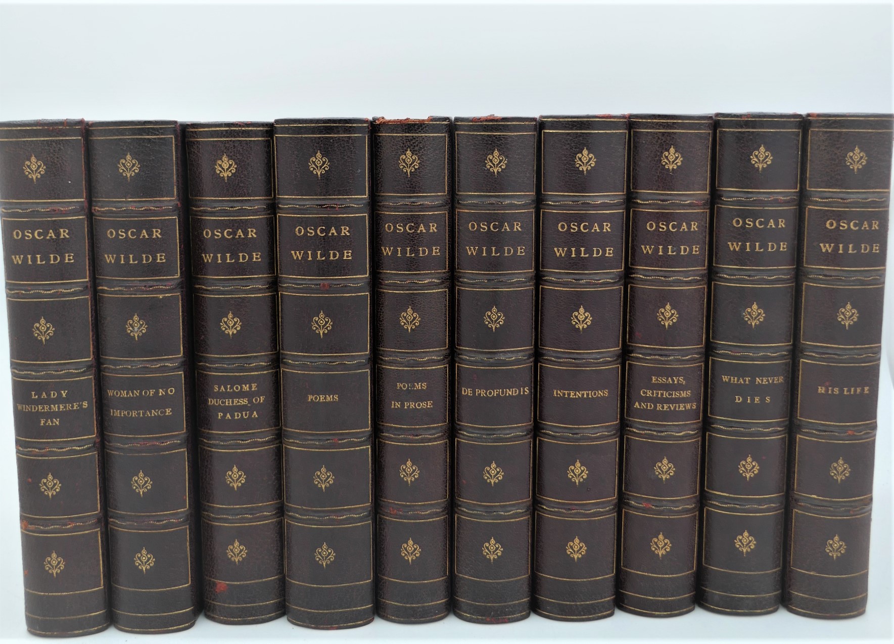 The Works of Oscar Wilde. Ten Volumes. Edition De Luxe (1909)