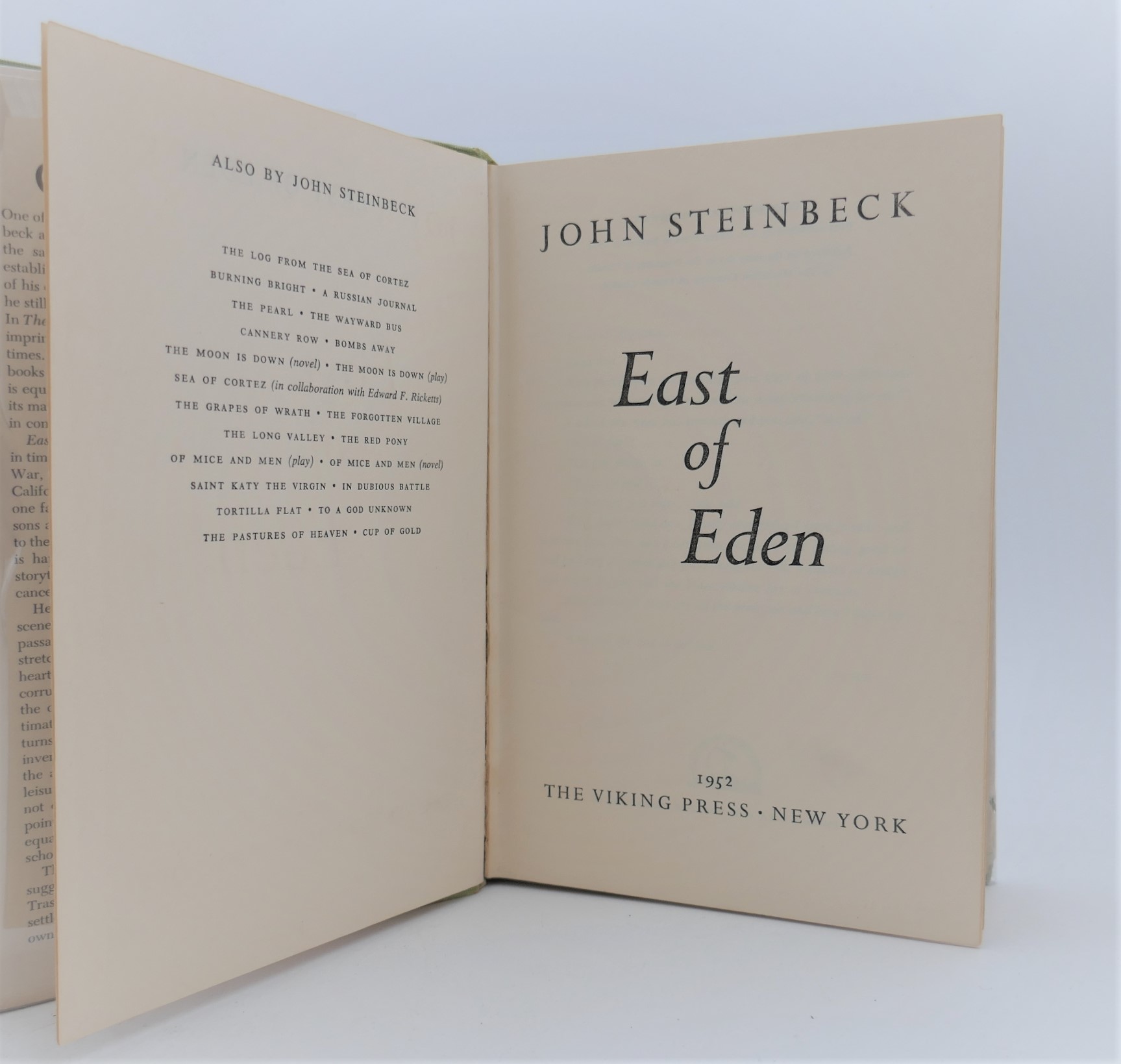 East of Eden. First Edition (1952) - Image 4