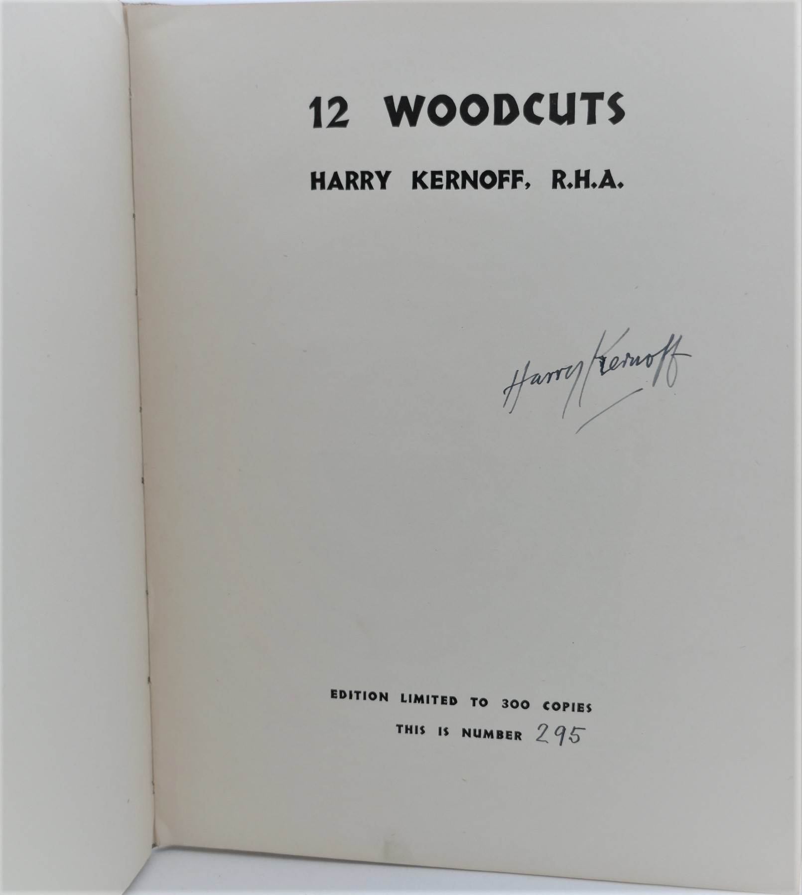 12 Woodcuts. Limited Signed Edition (1944) - Image 2