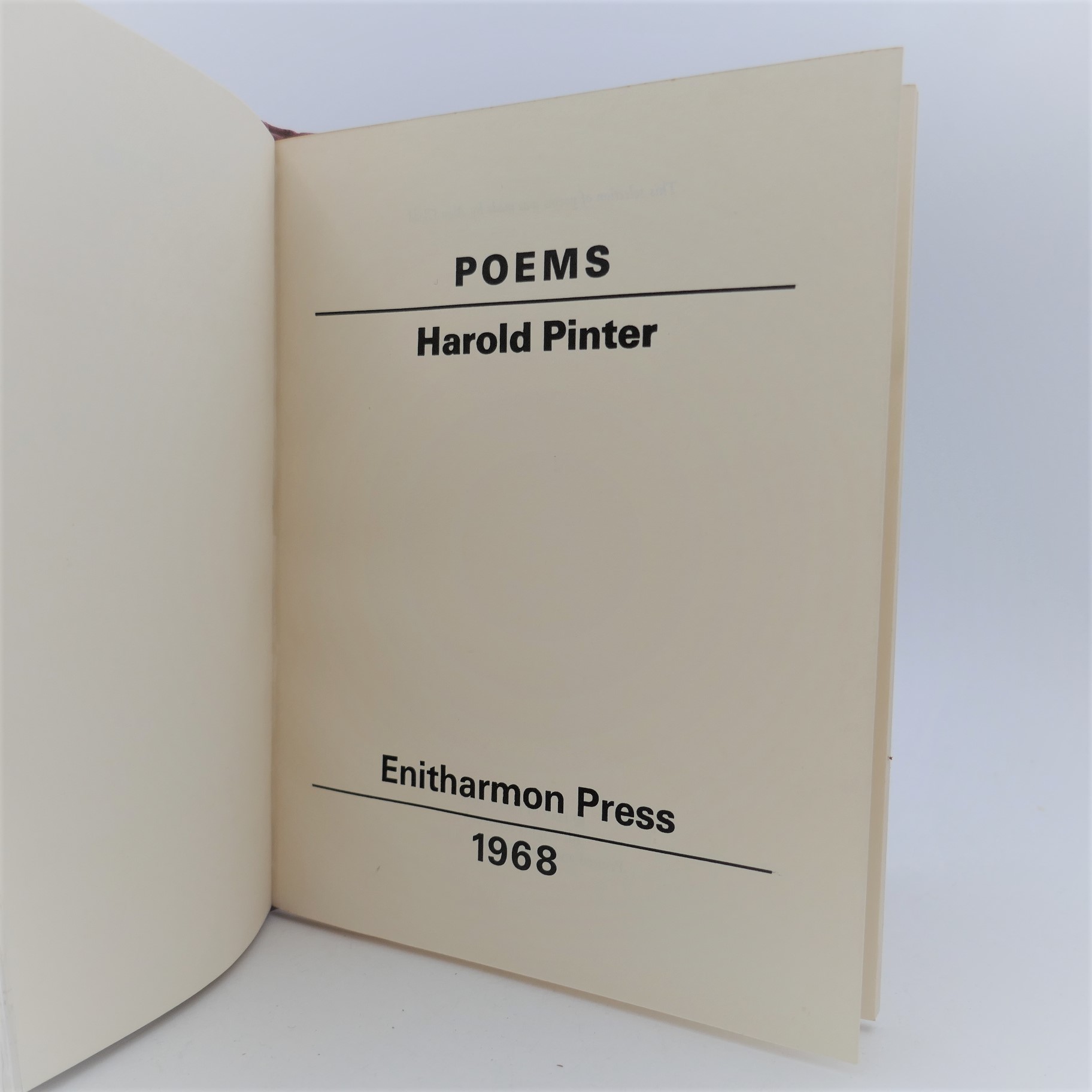 Poems. Limited Signed Edition (1968) - Image 2