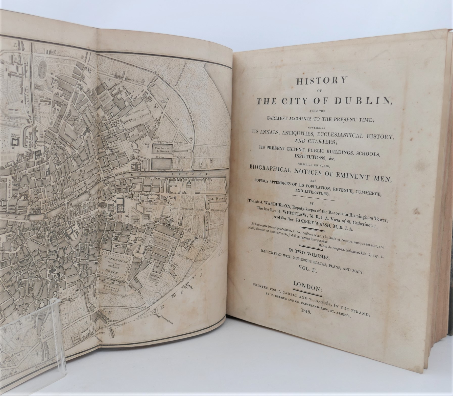 History of The City of Dublin. From the Earliest Accounts (1818) - Image 3