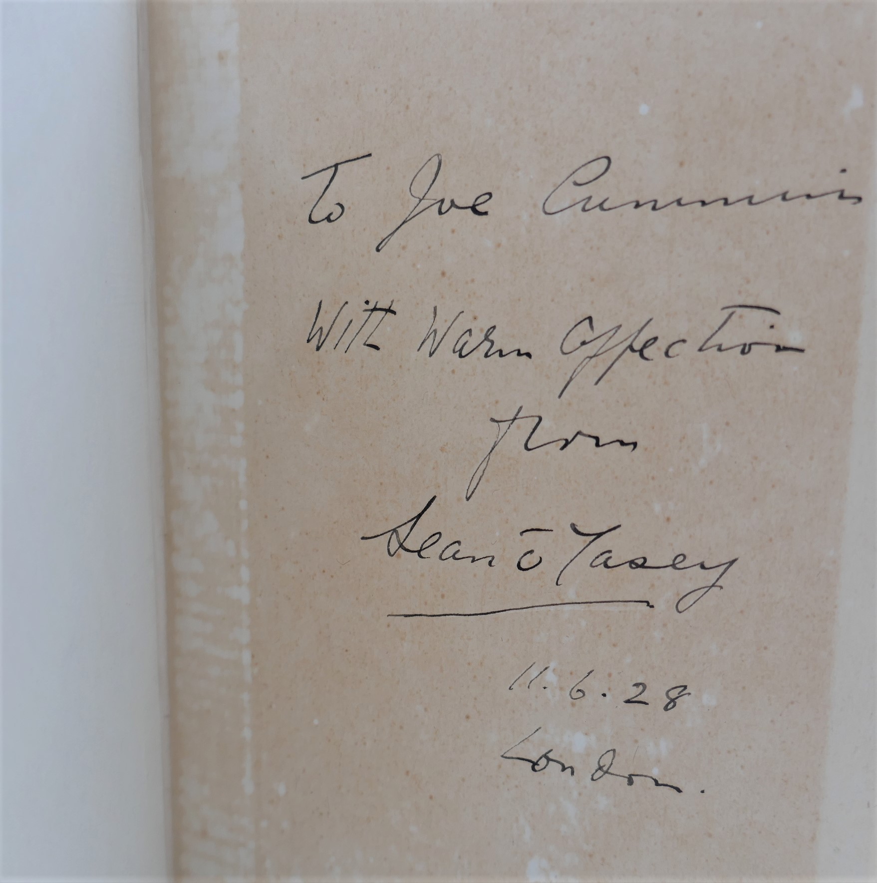 The Silver Tassie. A Tragi-Comedy in Four Acts. Inscribed by the Author (1928) - Image 4