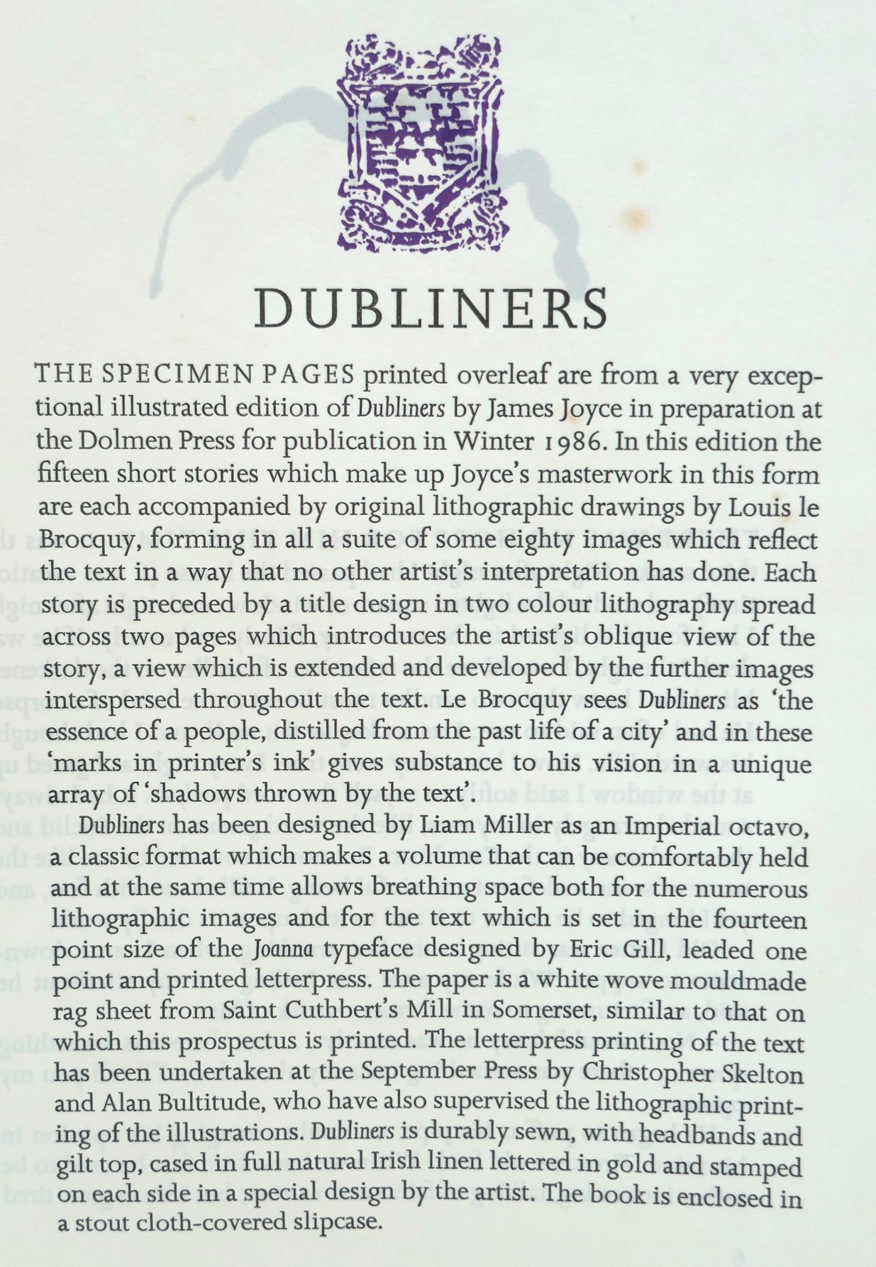 Dubliners. Limited Signed Edition (1986) - Image 14