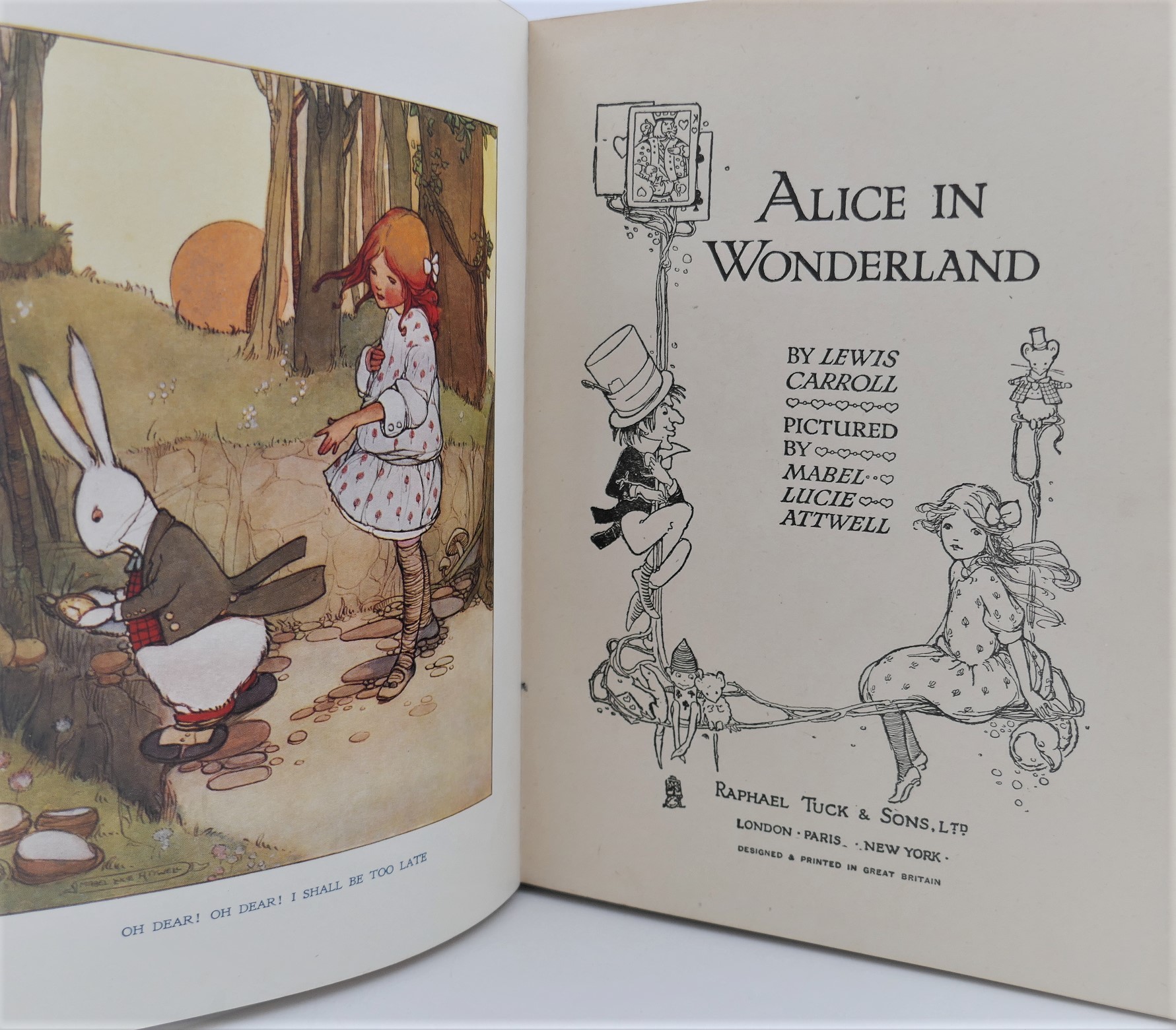Alice in Wonderland. Illustrated by Mabel Lucie Attwell (1910) - Image 2