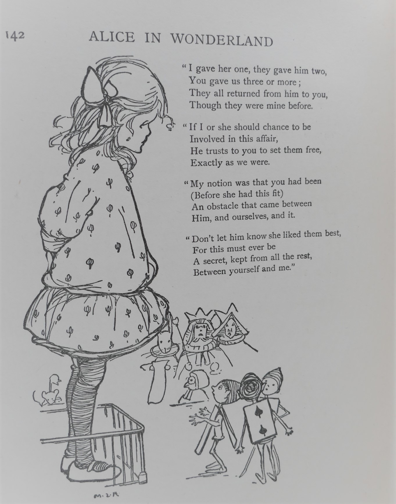 Alice in Wonderland. Illustrated by Mabel Lucie Attwell (1910) - Image 9