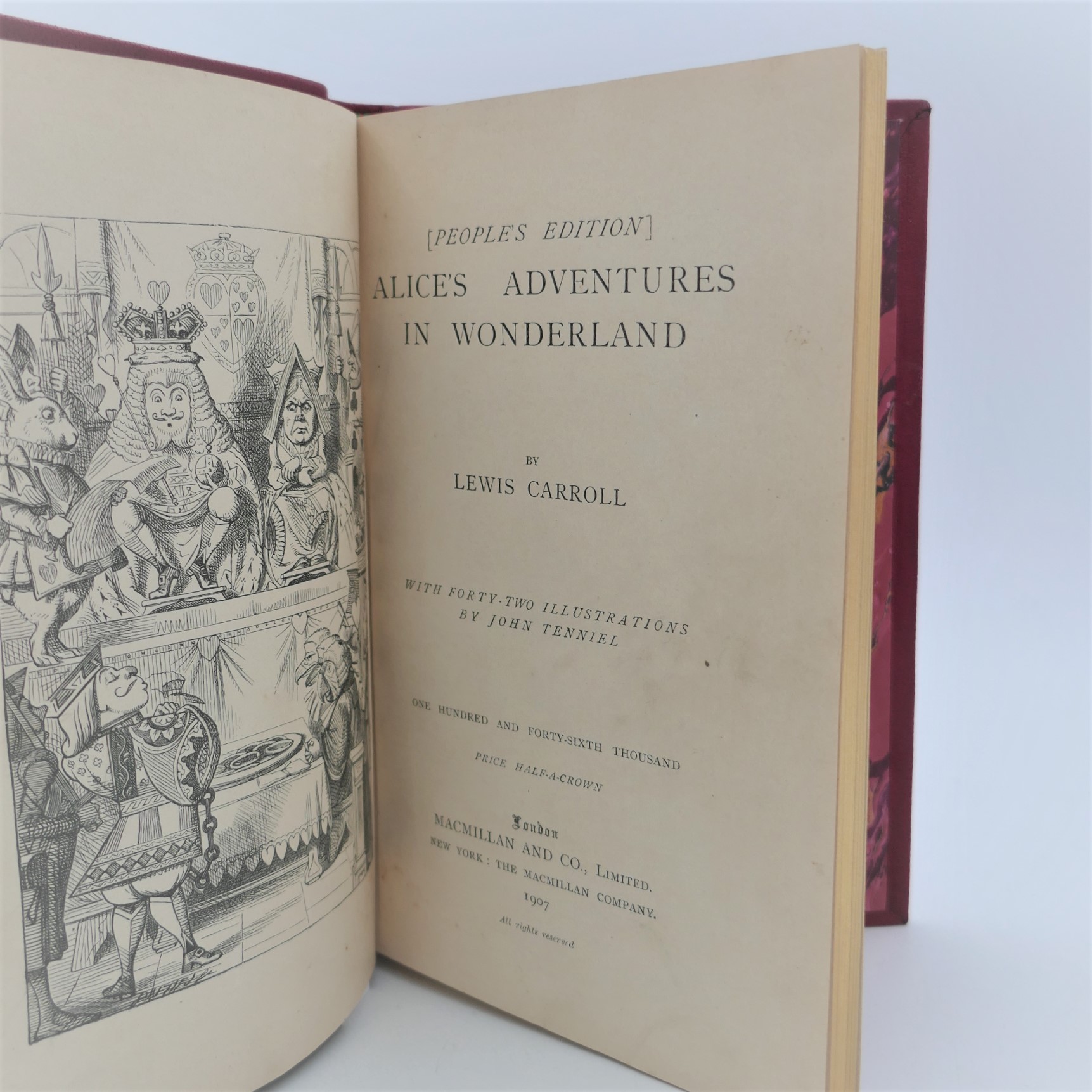 Alice's Adventures in Wonderland. Illustrated by John Tenniel (1907) - Image 4