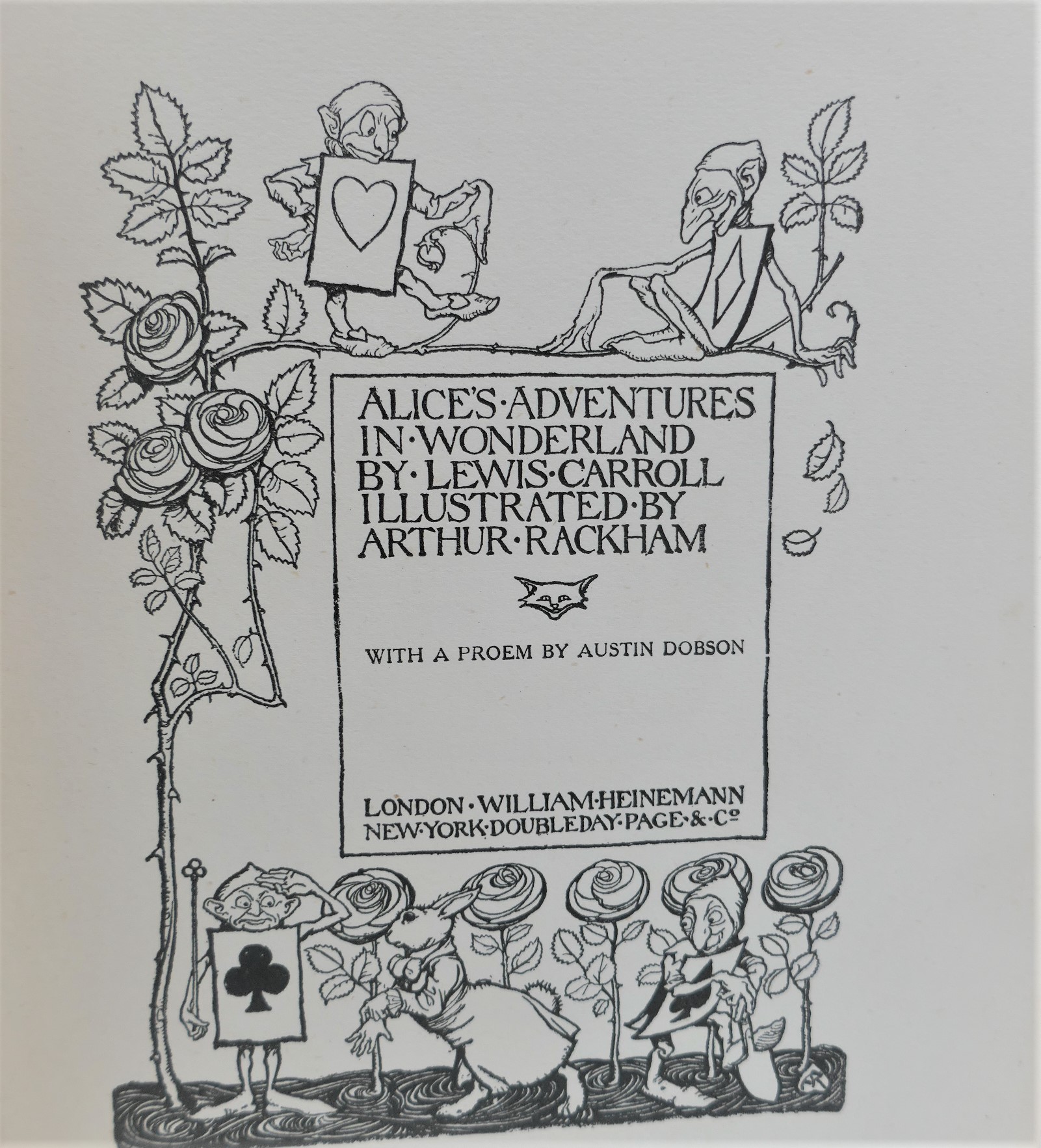 Alice's Adventures in Wonderland. Illustrated by Arthur Rackham (1919) - Image 2