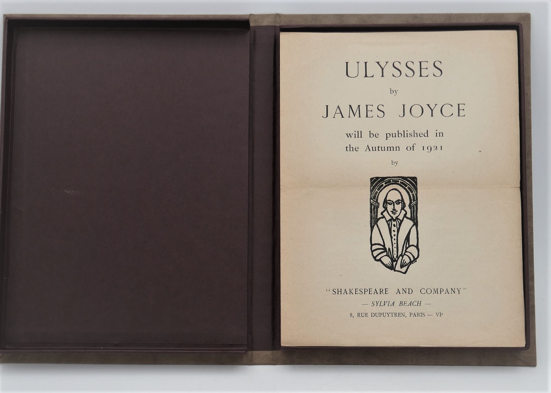 The Original Prospectus for the First Edition of 'Ulysses.' Paris (1921) - Image 2