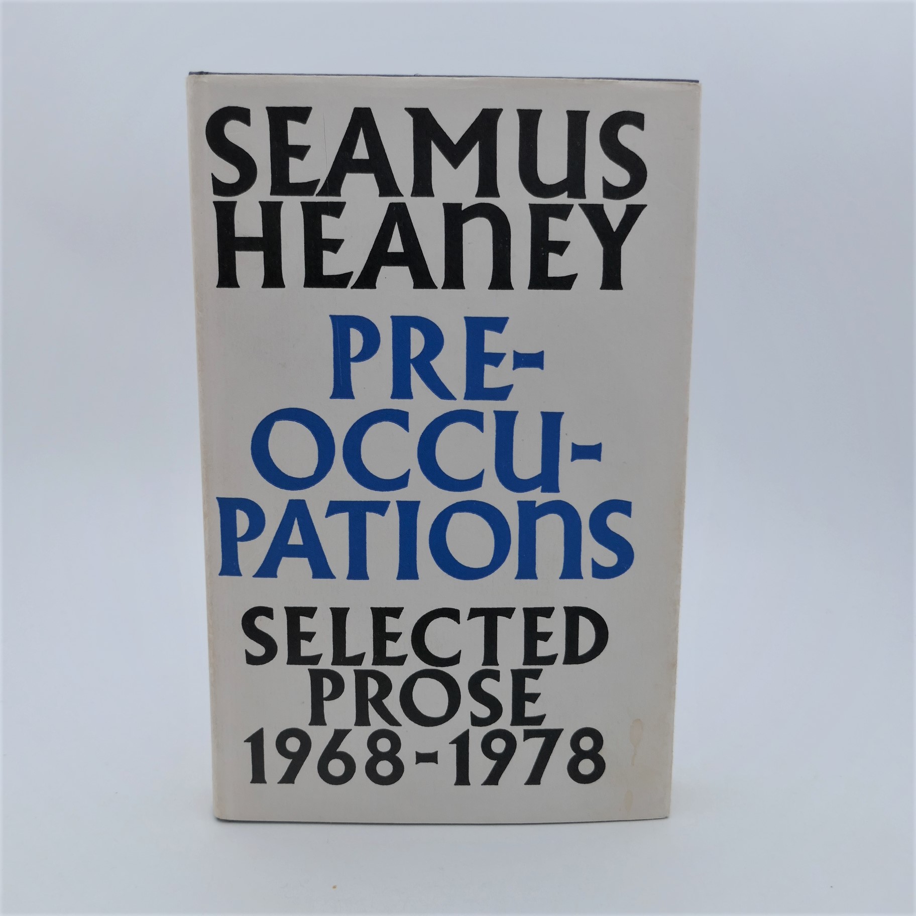 Preoccupations. Selected Prose 1968-1978. Presentation Copy (1980)