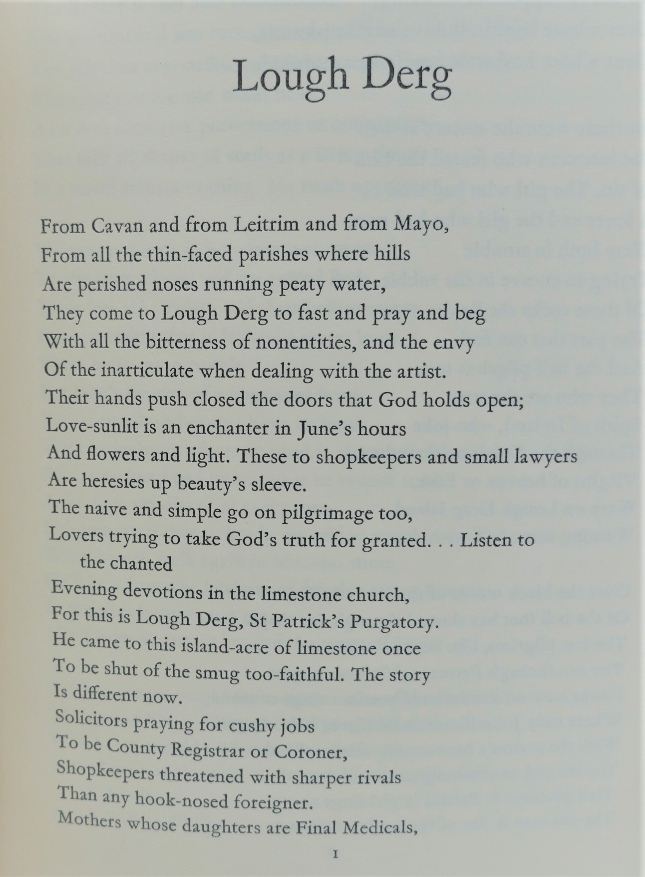 Lough Derg. A Poem. With Foreword by Paul Durcan (1978) - Image 4