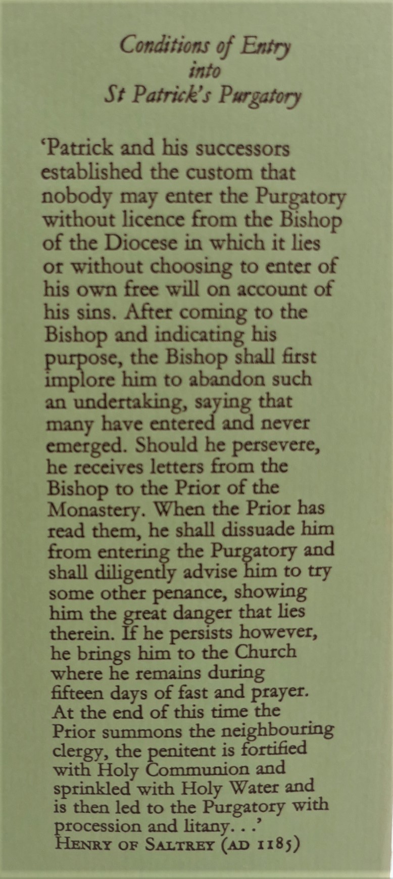 Lough Derg. A Poem. With Foreword by Paul Durcan (1978) - Image 5
