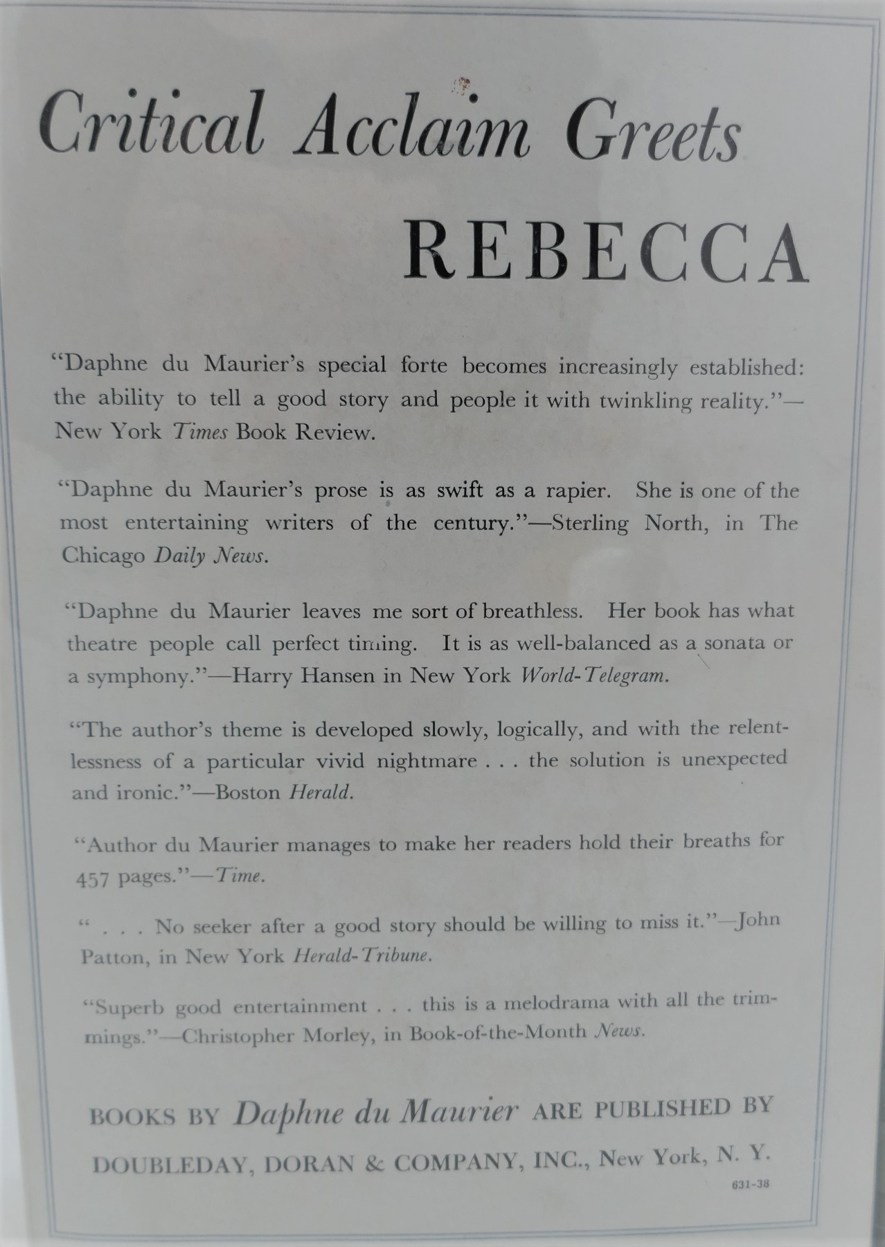 Rebecca (1938) - Image 4