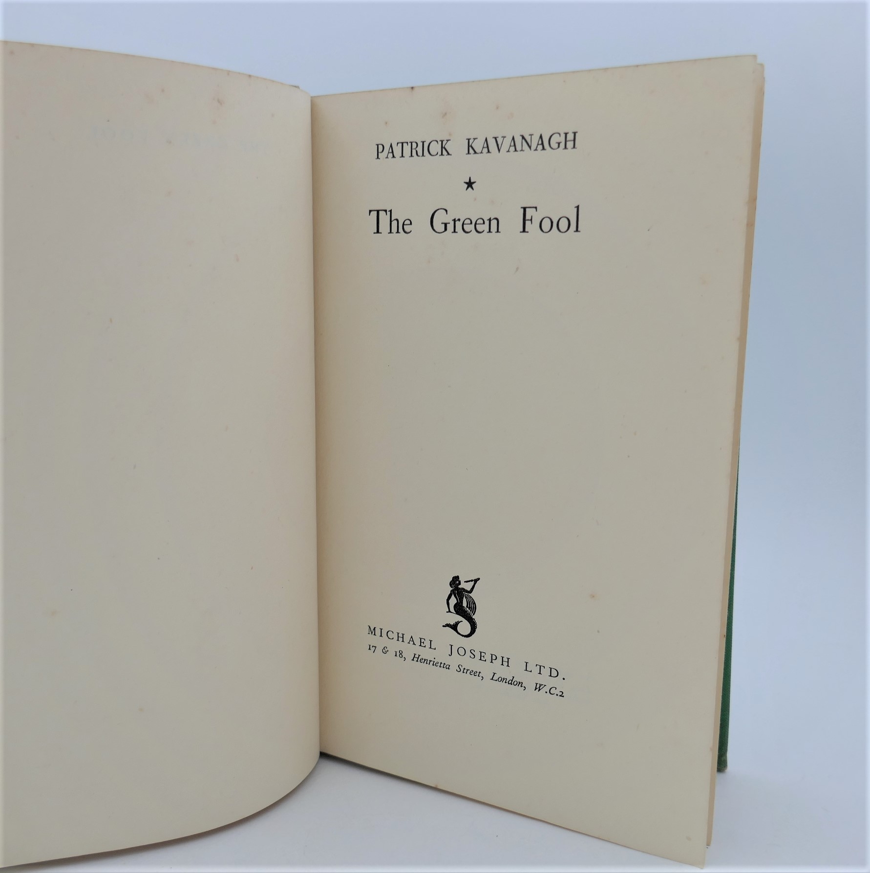 The Green Fool. First Edition (1938) - Image 3