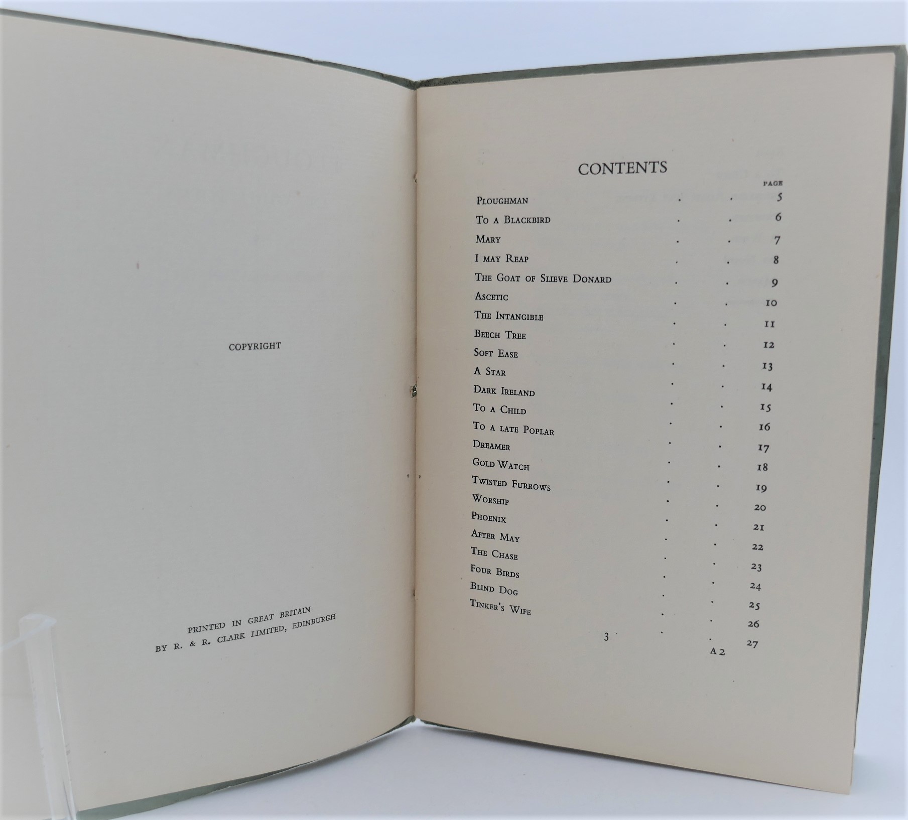 Ploughman and other Poems. First Edition (1936) - Image 4