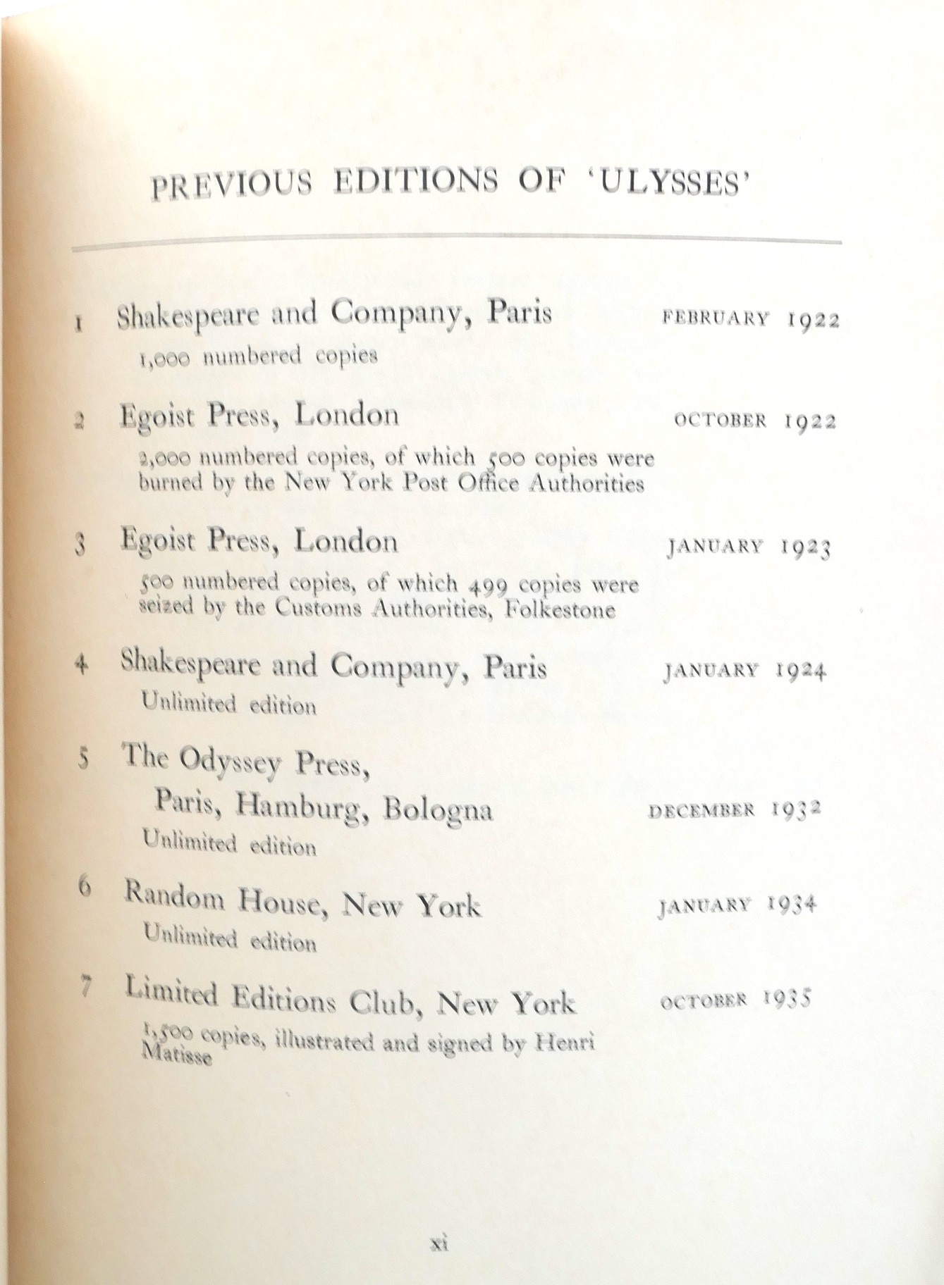 Ulysses. The Bodley Head. First Printing in England (1936) - Image 6