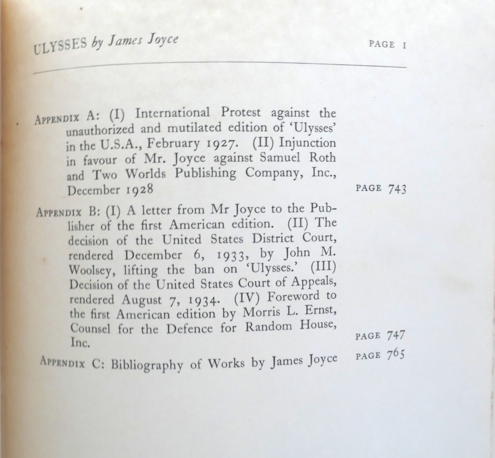 Ulysses. The Bodley Head. First Printing in England (1936) - Image 7