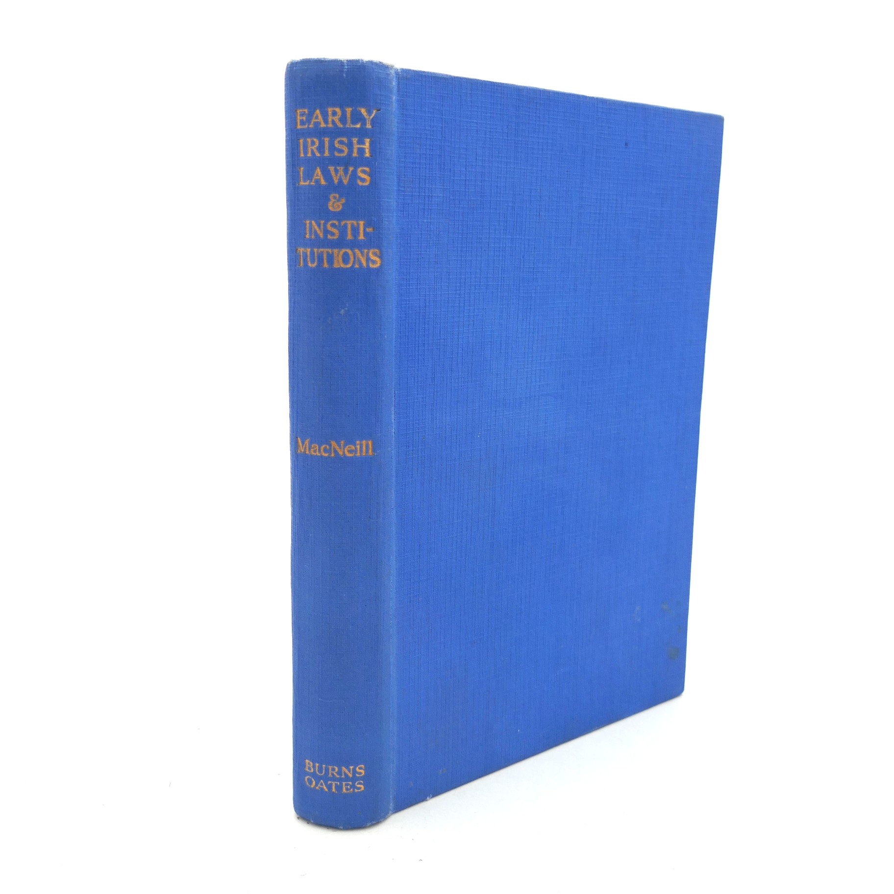 Early Irish Laws and Institutions (1934)