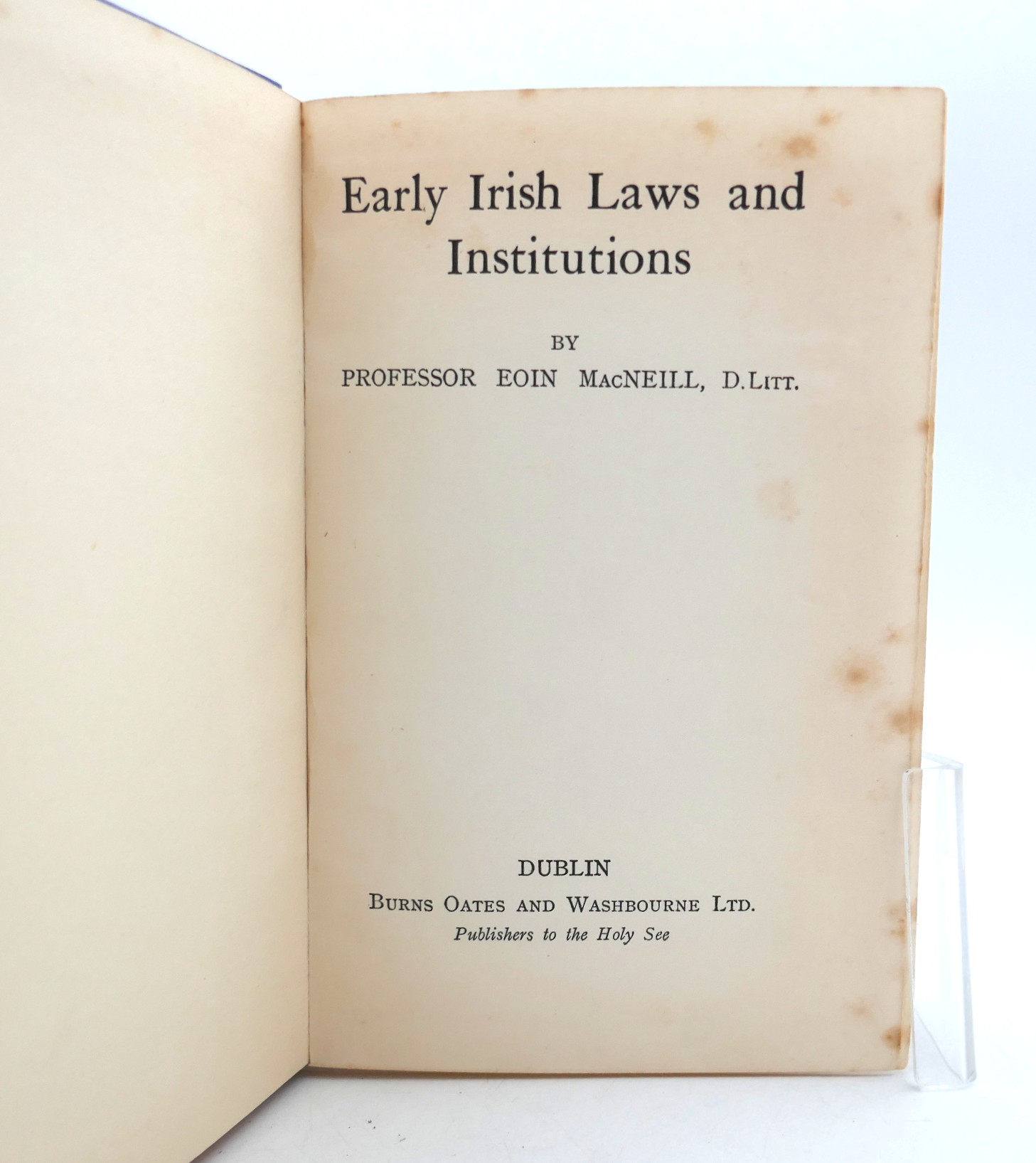 Early Irish Laws and Institutions (1934) - Image 4