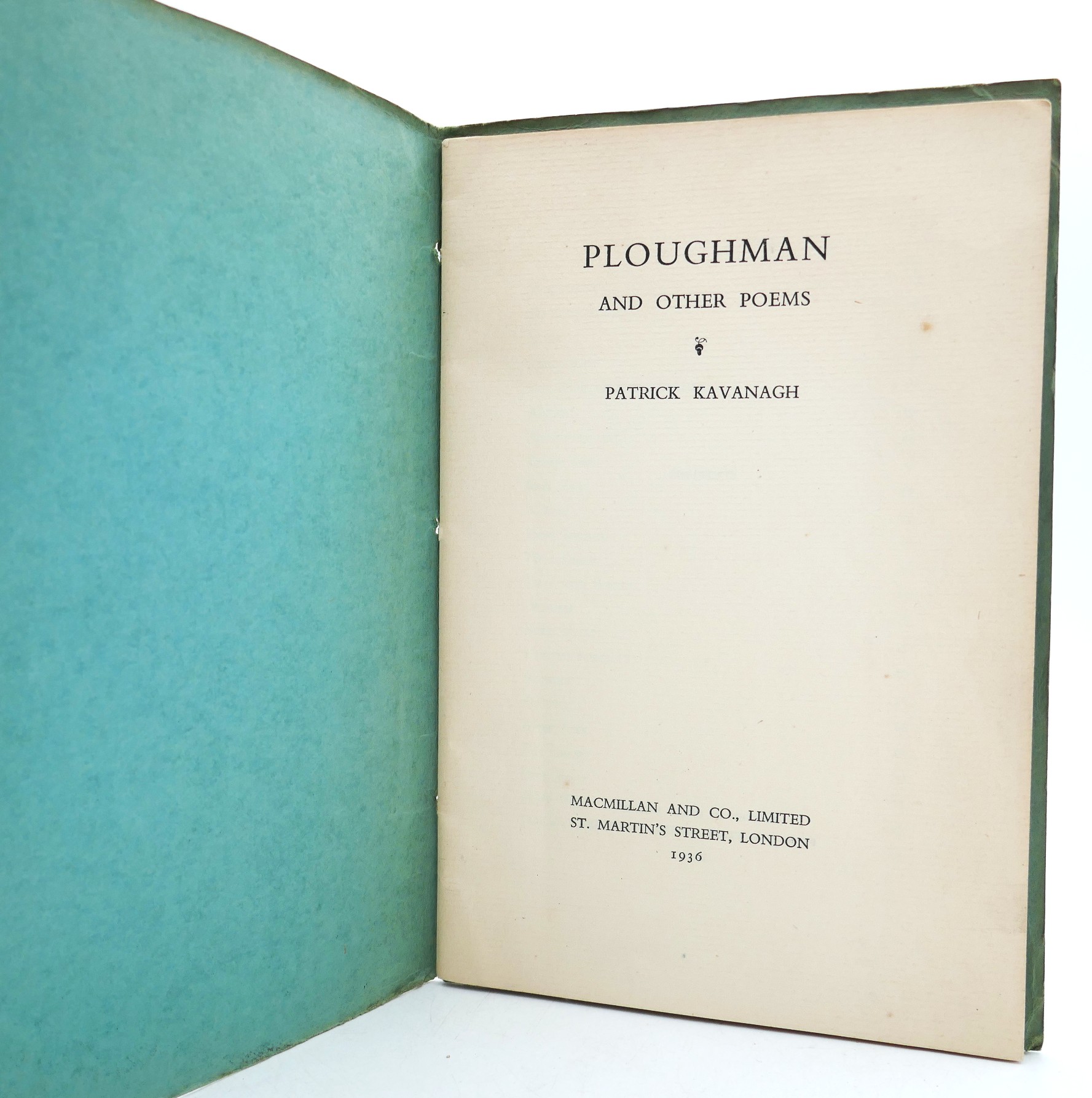 Ploughman and other Poems. First Edition (1936) - Image 3