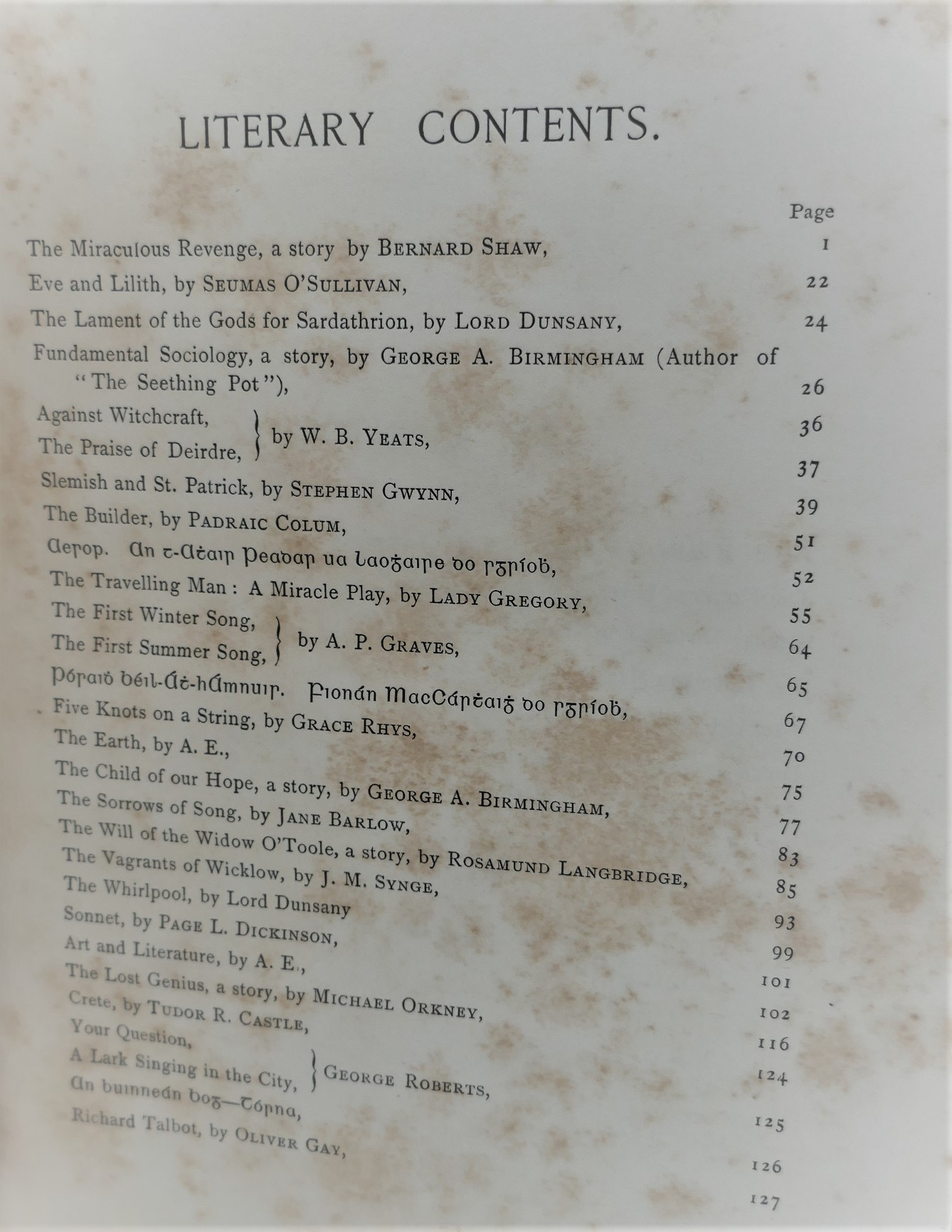 The Shanachie. An Illustrated Irish Miscellany. First Edition (1907) - Image 4