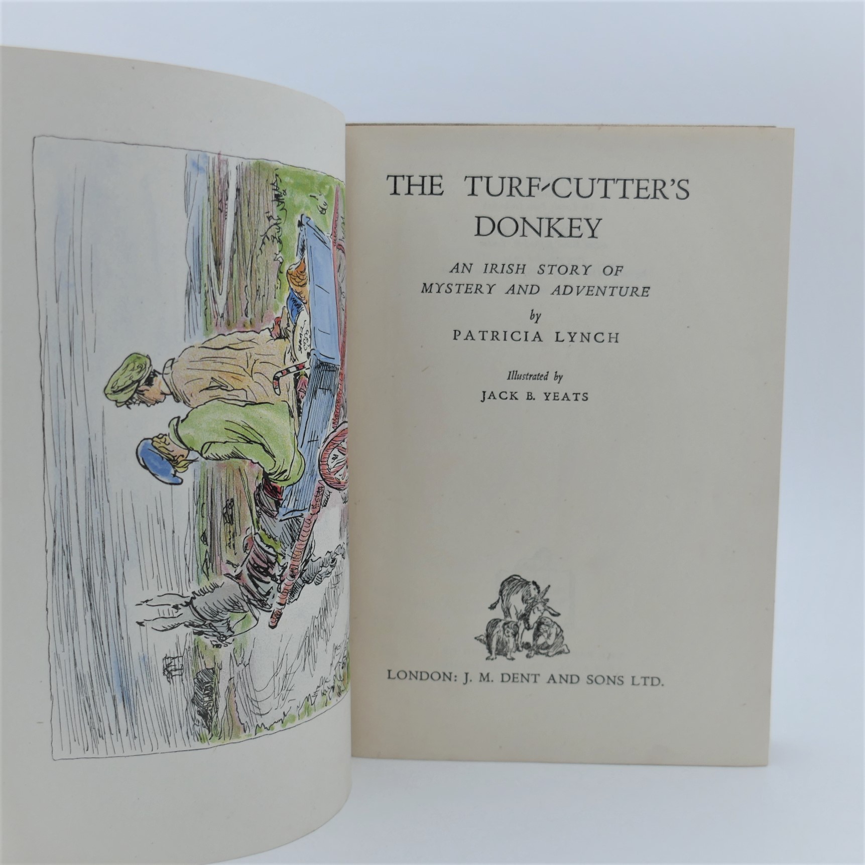 The Turf-cutter's Donkey. Illustrated by Jack B. Yeats. (1935) - Image 2