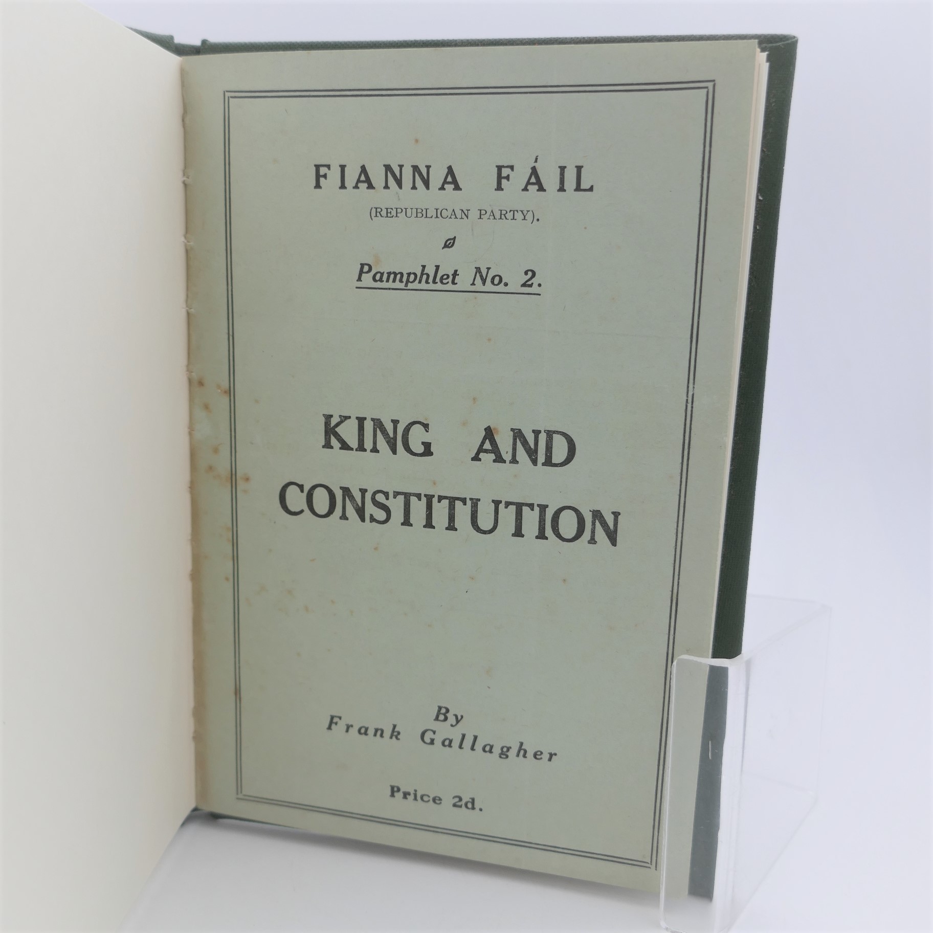 King and Constitution. Pamphlet No. 2. (1926) - Image 2