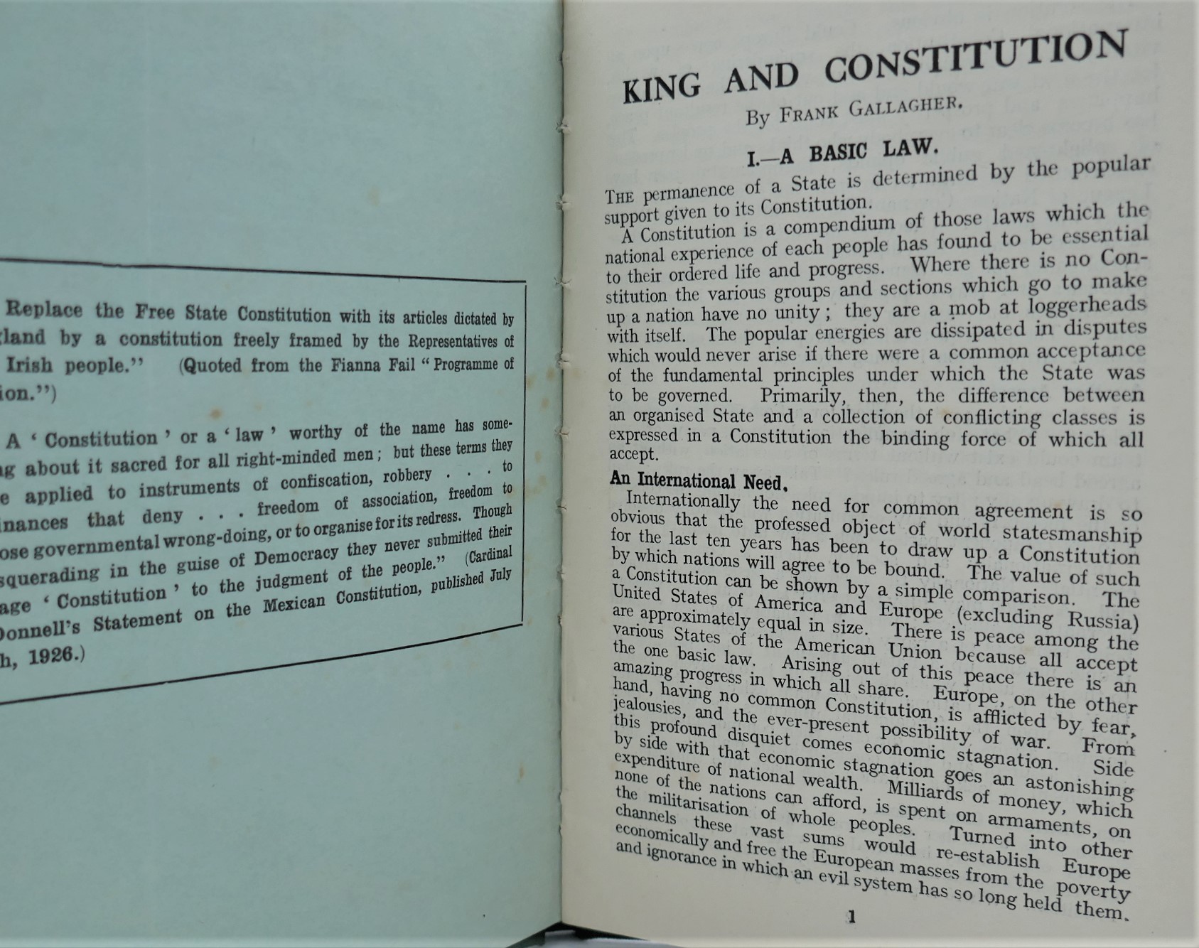 King and Constitution. Pamphlet No. 2. (1926) - Image 3