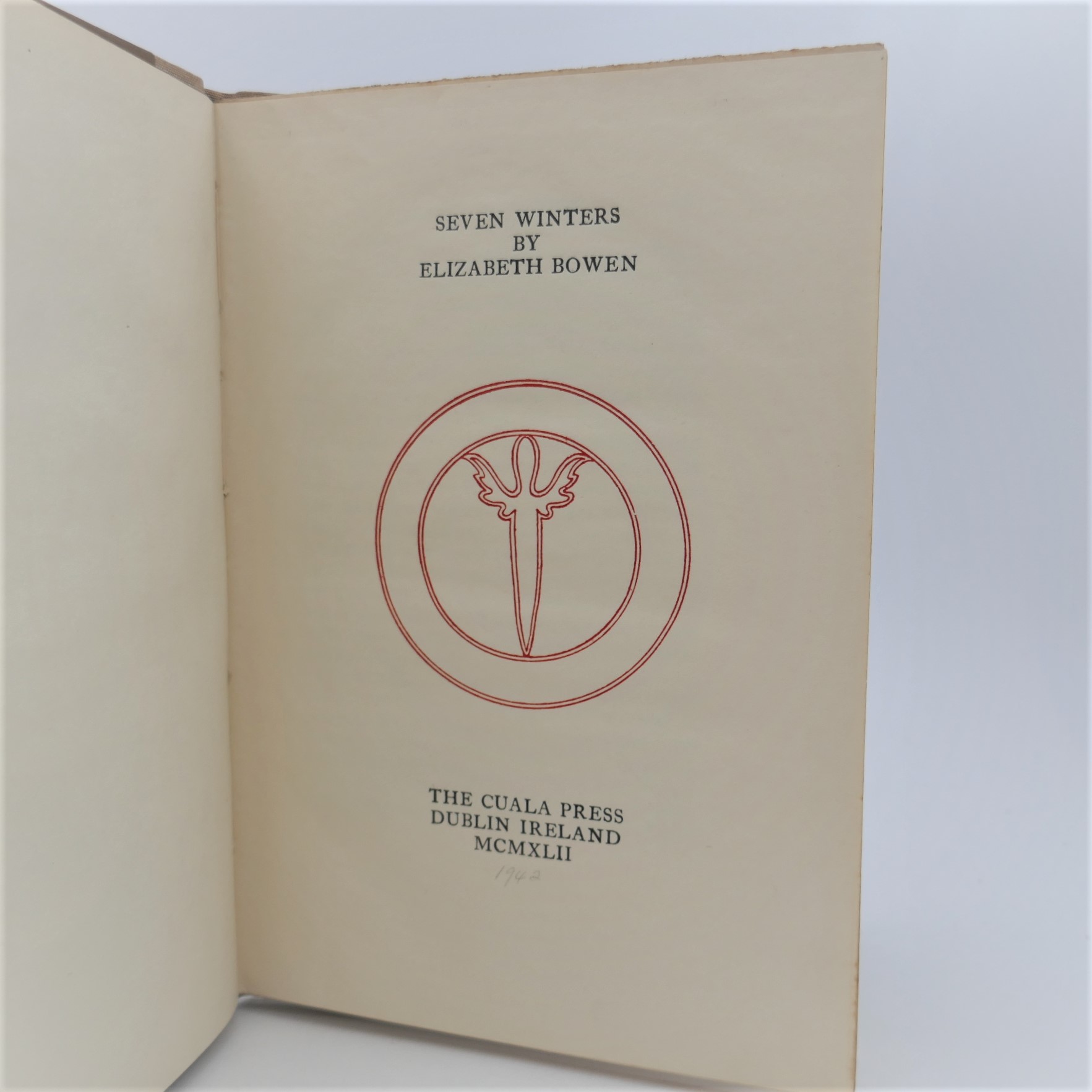 Seven Winters. Cuala Press (1942) - Image 2