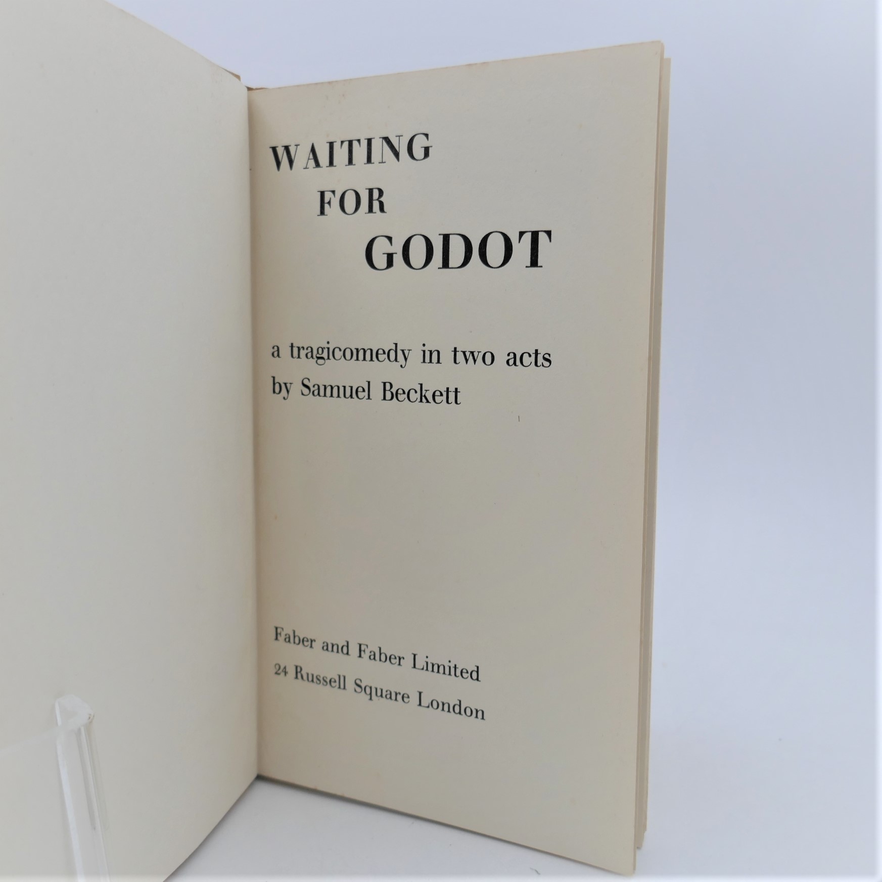 Waiting For Godot. First UK Edition (1956) - Image 2