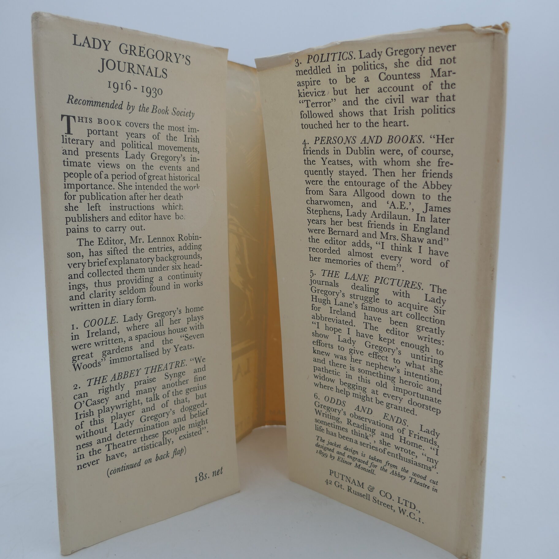 Lady Gregory's Journals (1916-1930) - Image 4