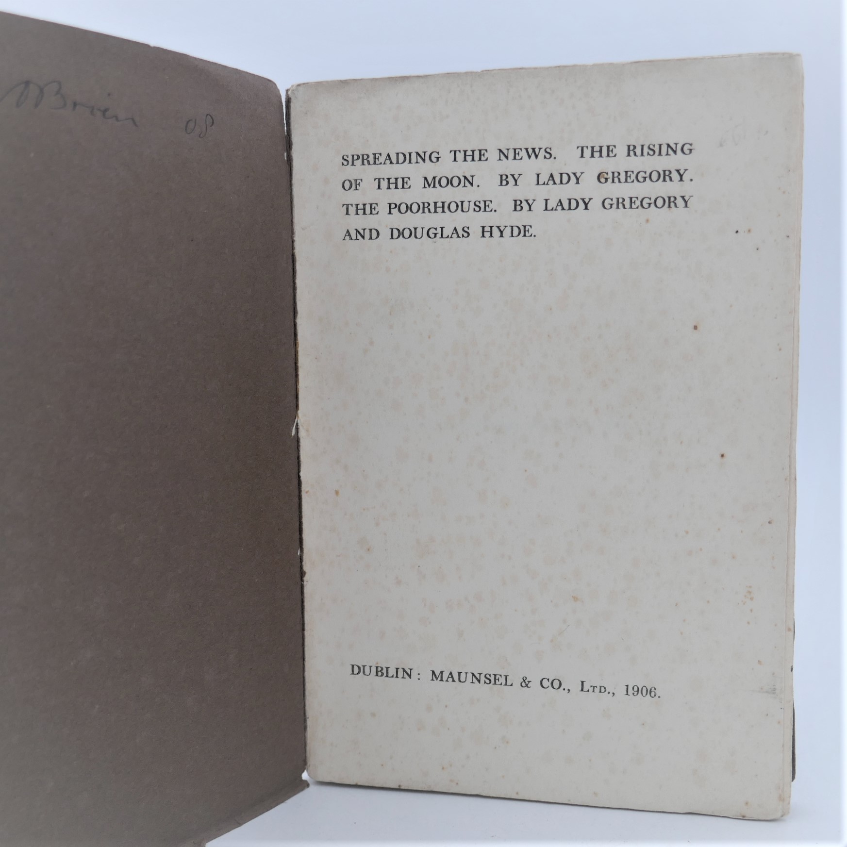 Spreading the News, The Rising of the Moon; The Poorhouse (1906) - Image 2